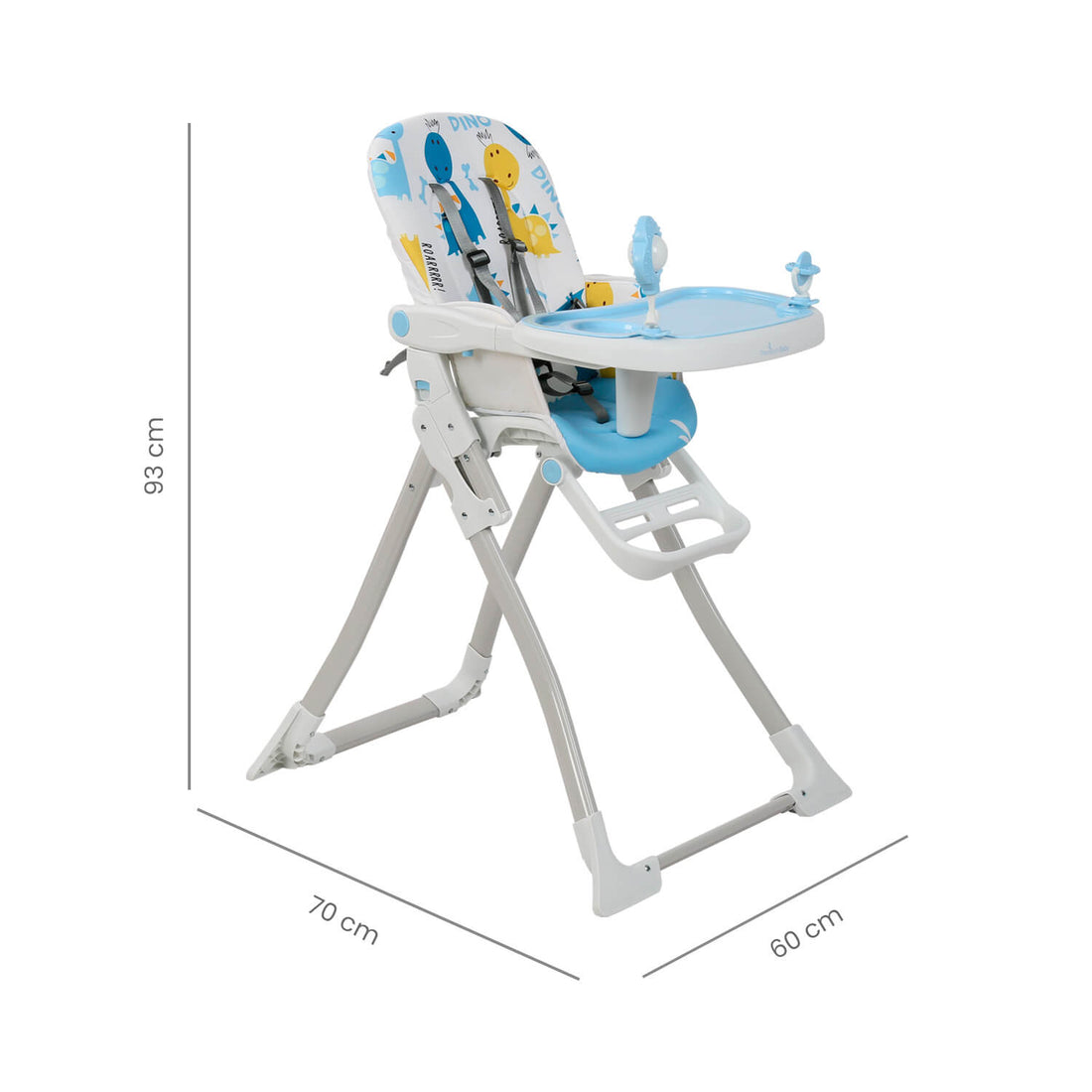 Silla Comedor Premium Baby Monaco Azul0