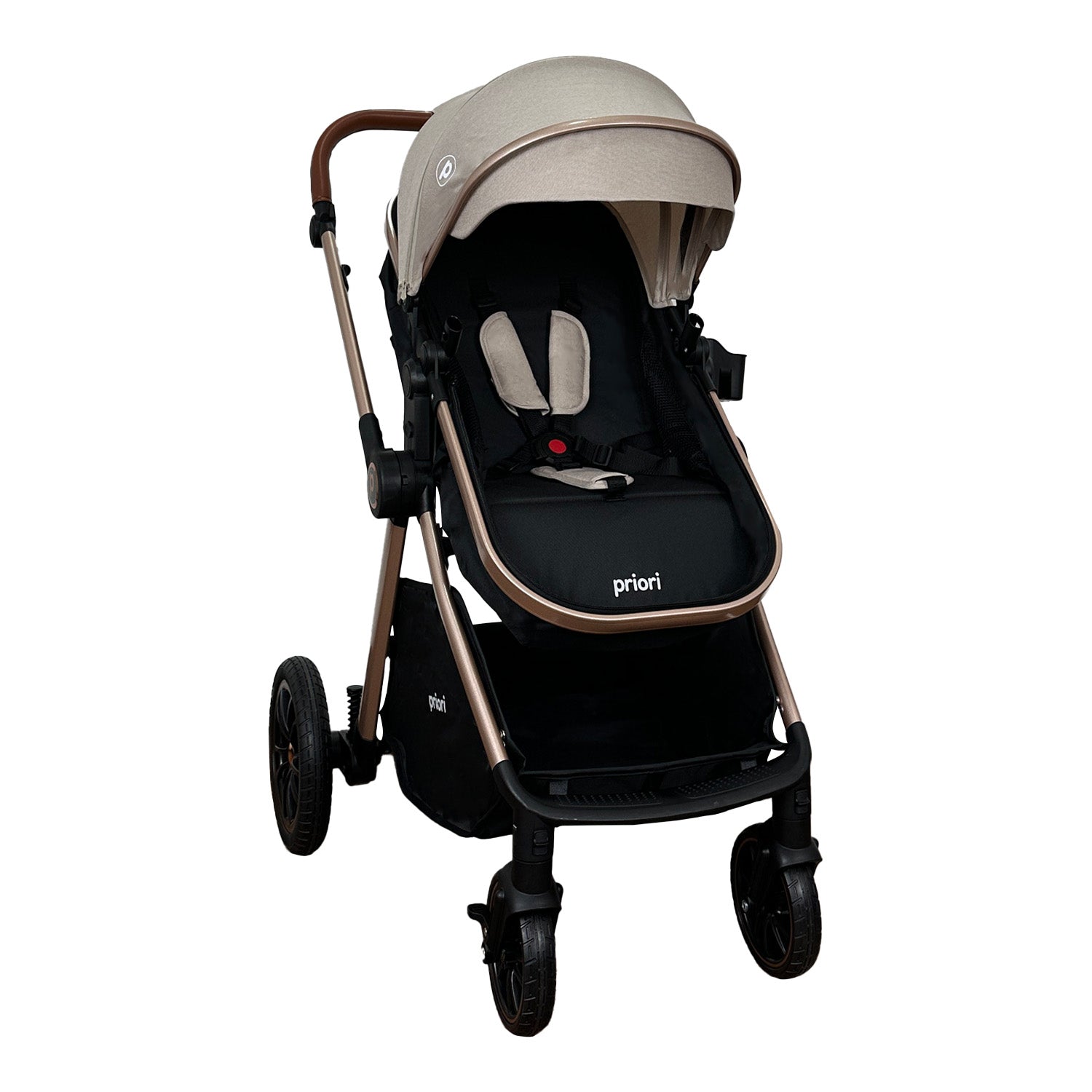 Coche Bebe Travel System Snow Priori Beige