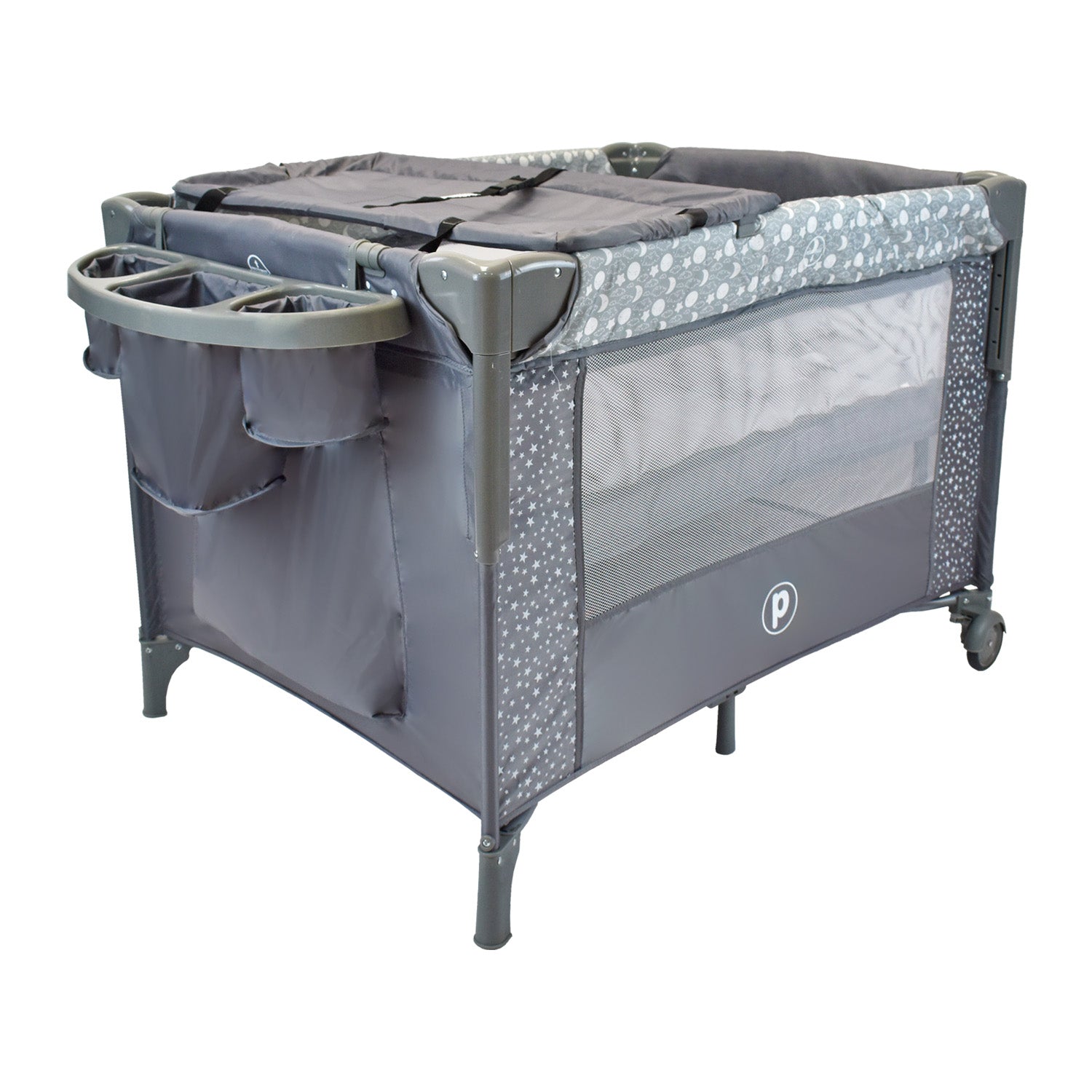 Combo Coche Nova Gris+Cuna Ariel Octopus Priori Gris
