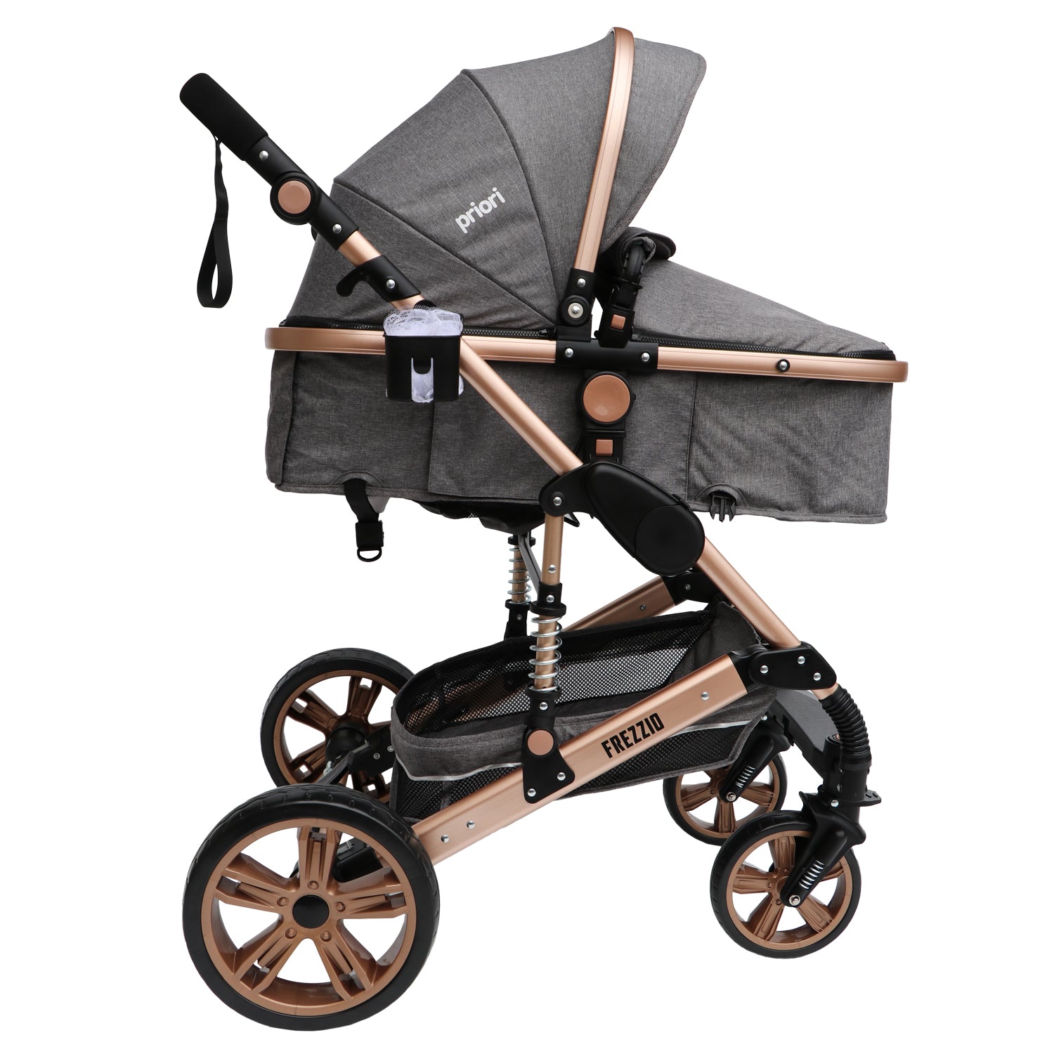 Coche Bebe Moises 4 en 1 Frezzio Priori Gris