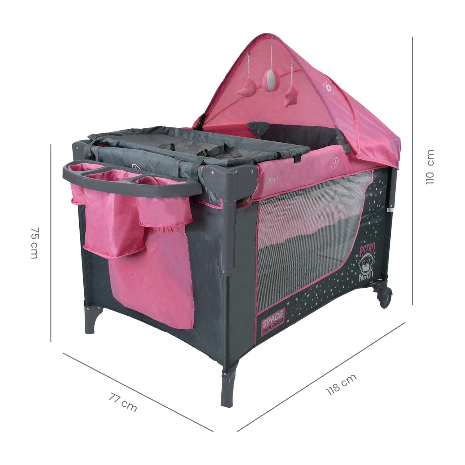 Cuna Colecho Bebe Priori Pro Rosa
