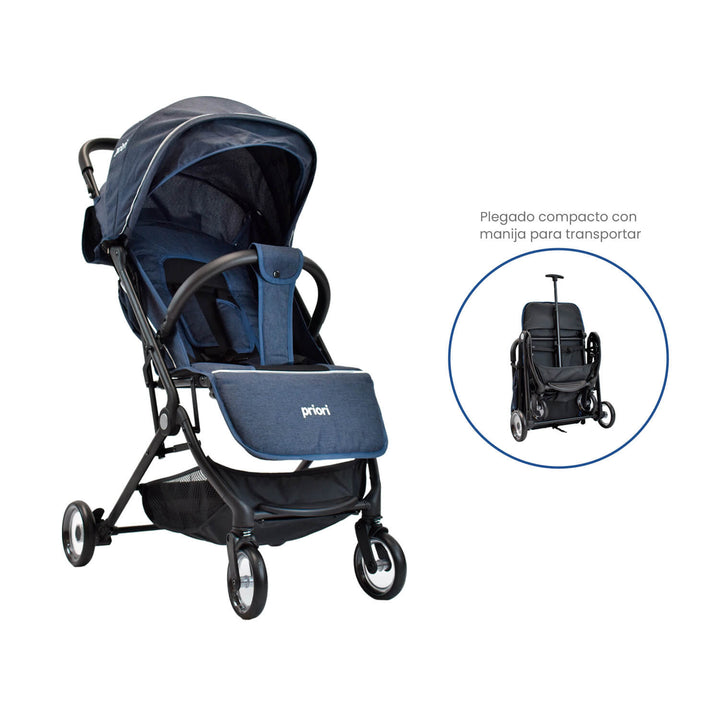 Coche Bebe Priori Tipo Maleta Ferrara Azul