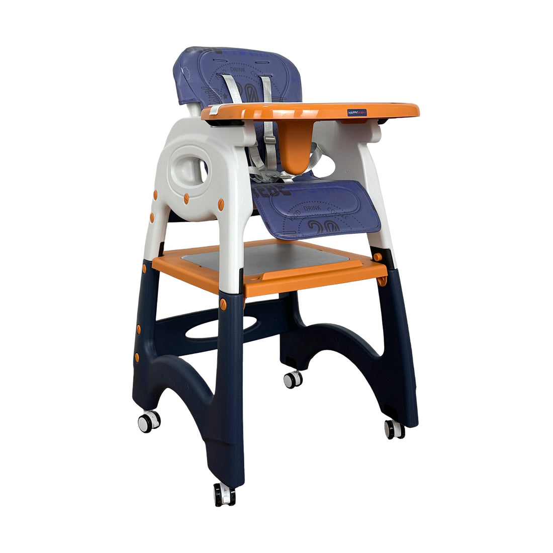 Silla Comedor Bebe Duna Happy Baby Azul