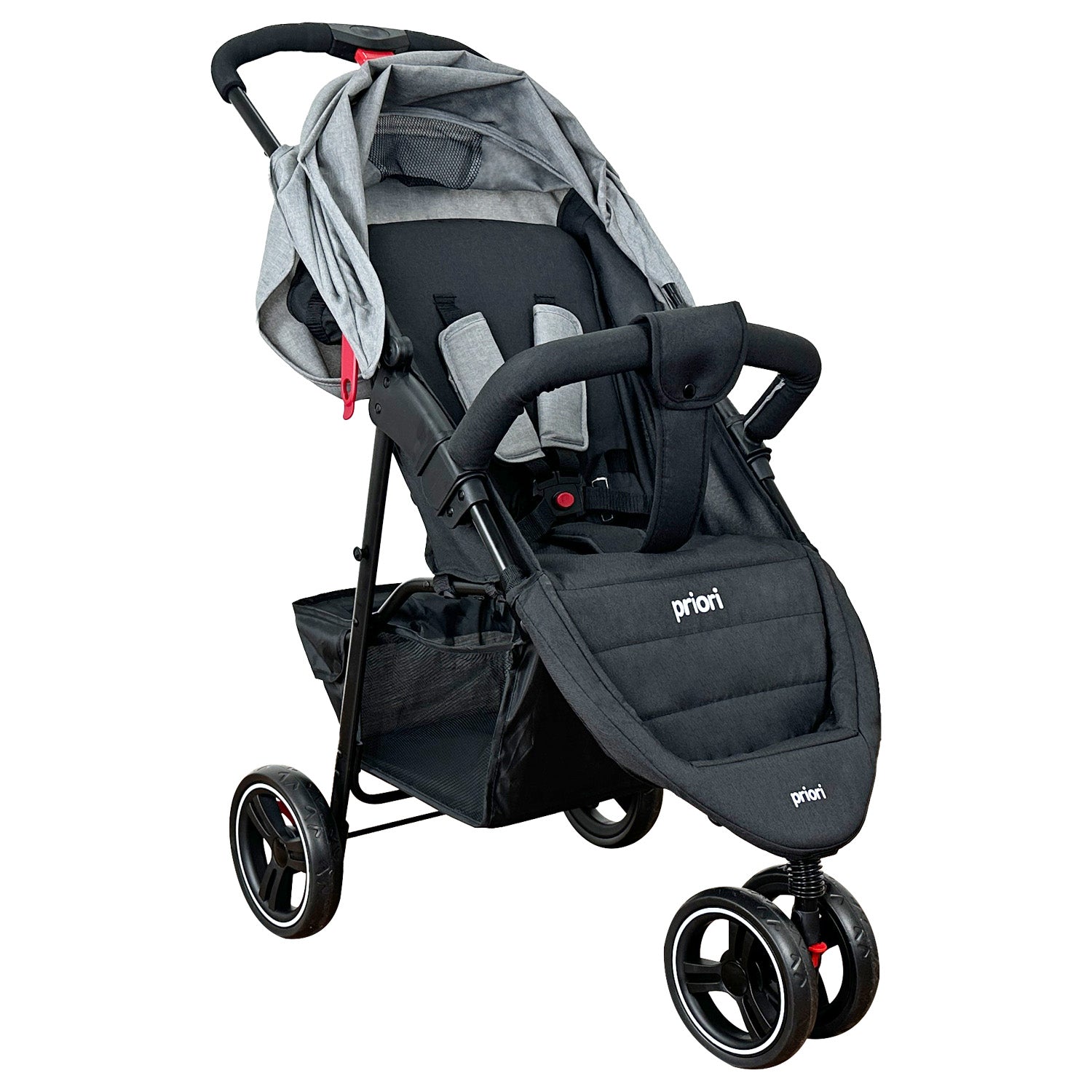 Coche Bebe Priori Trento Ts Tres Ruedas Gris