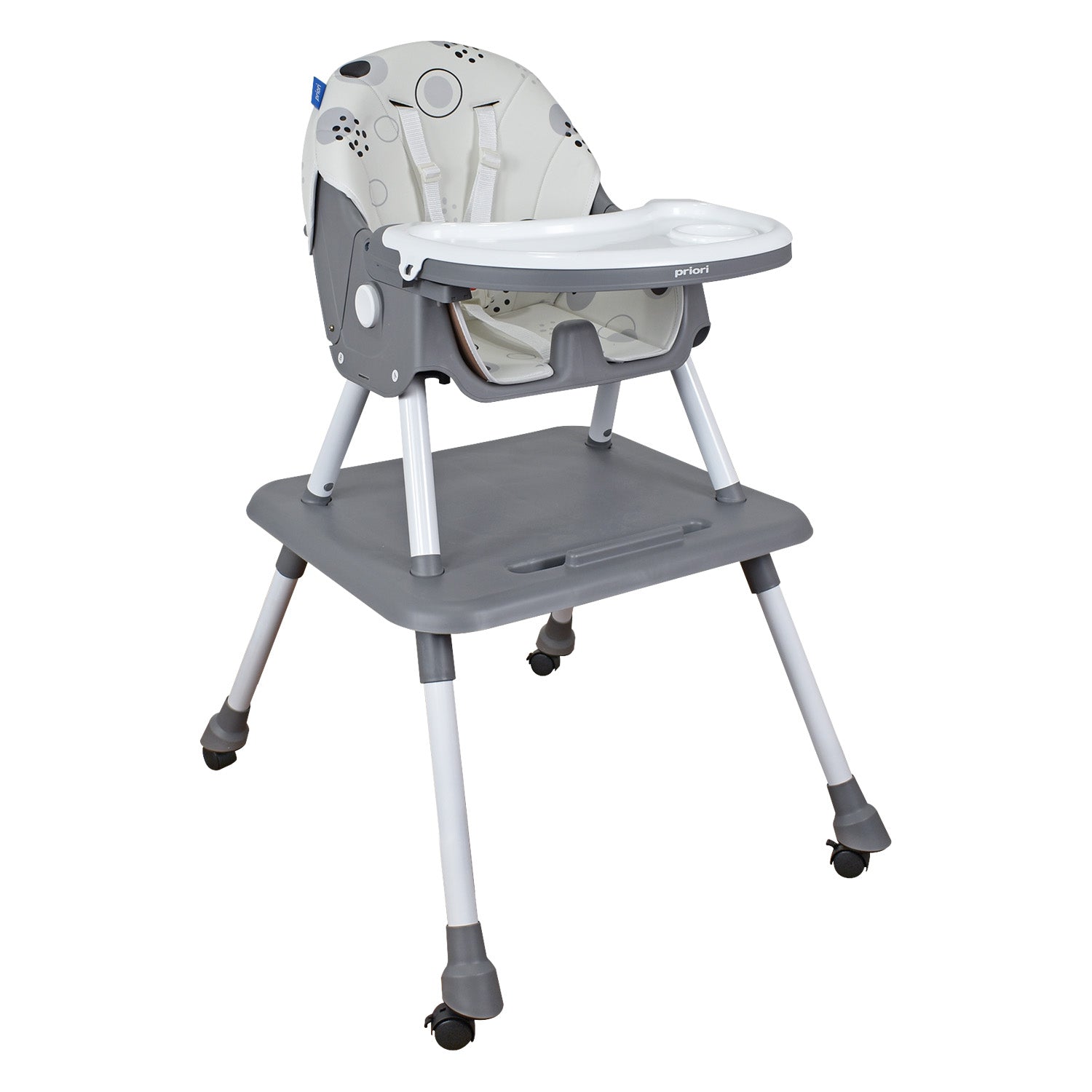 Silla comedor 3 en 1 Mia Gris Priori