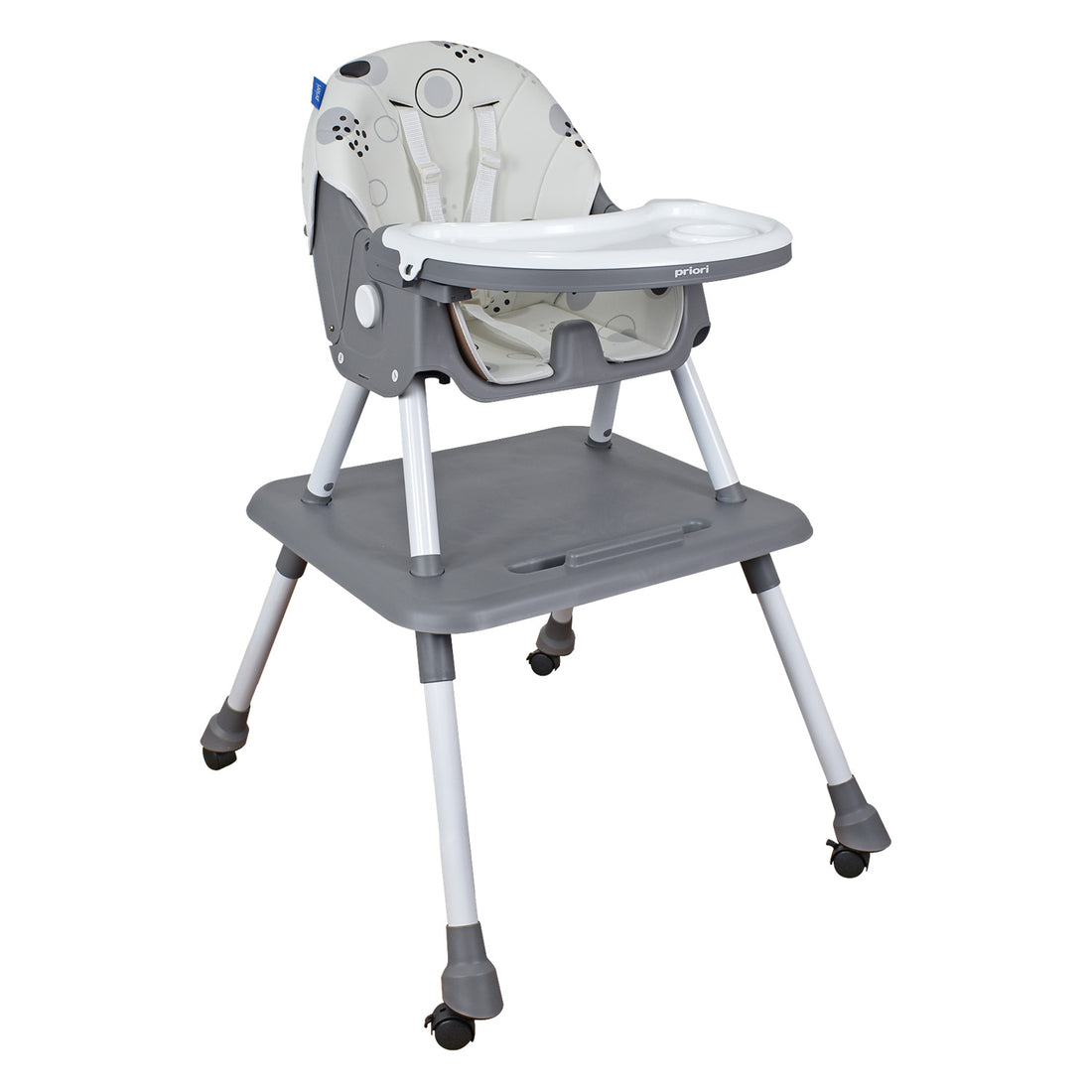 Silla comedor 3 en 1 Mia Gris Priori