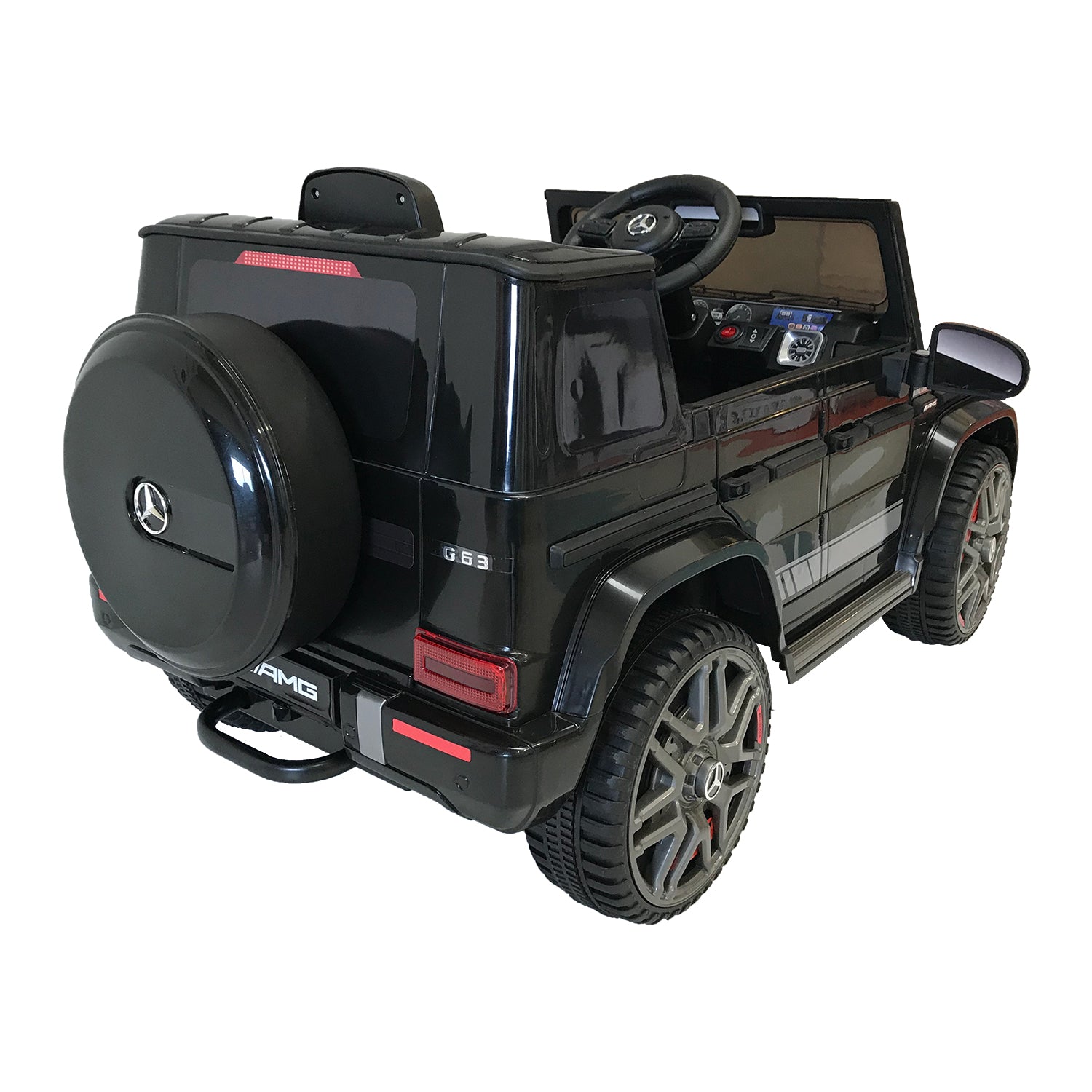 Carro montable con control Mercedes Benz negro LQ003