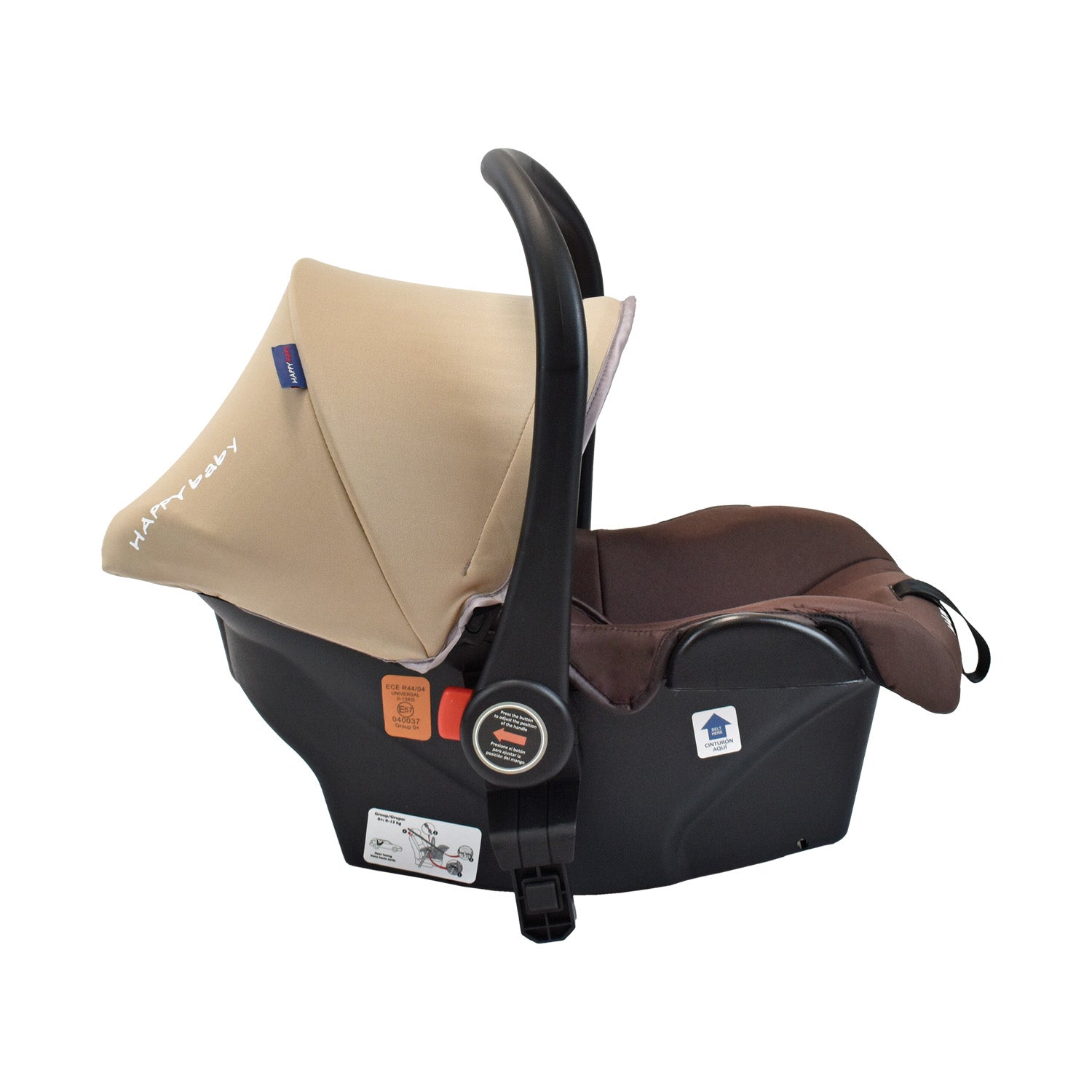 Coche Bebe Moisés Alizze Happy Baby Beige