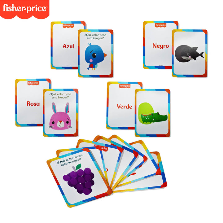 Juego Cartas de Aprendizaje Fisher Price Formas y Colores