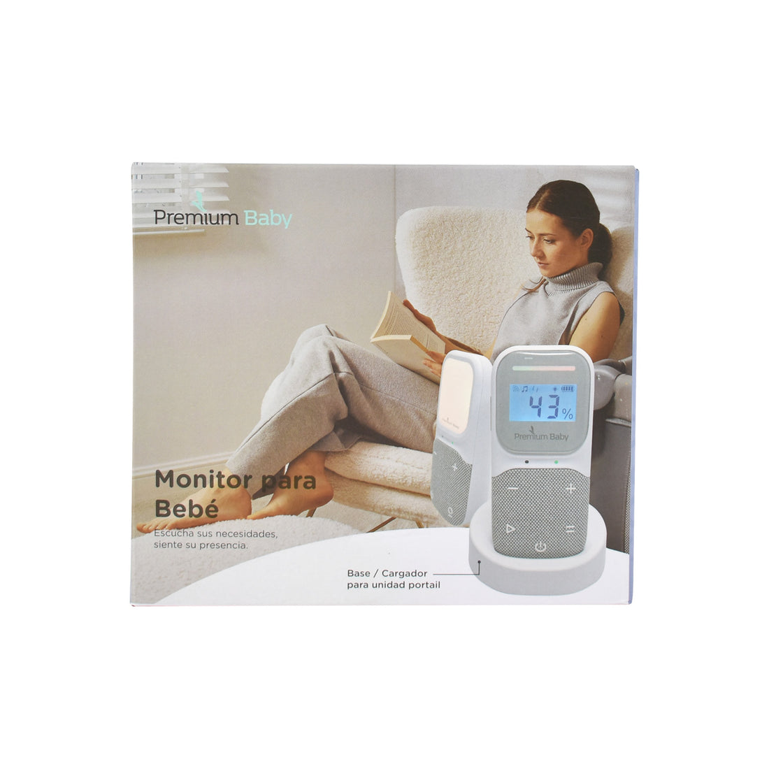 Monitor de Audio para Bebe Premium Baby PB-AA502