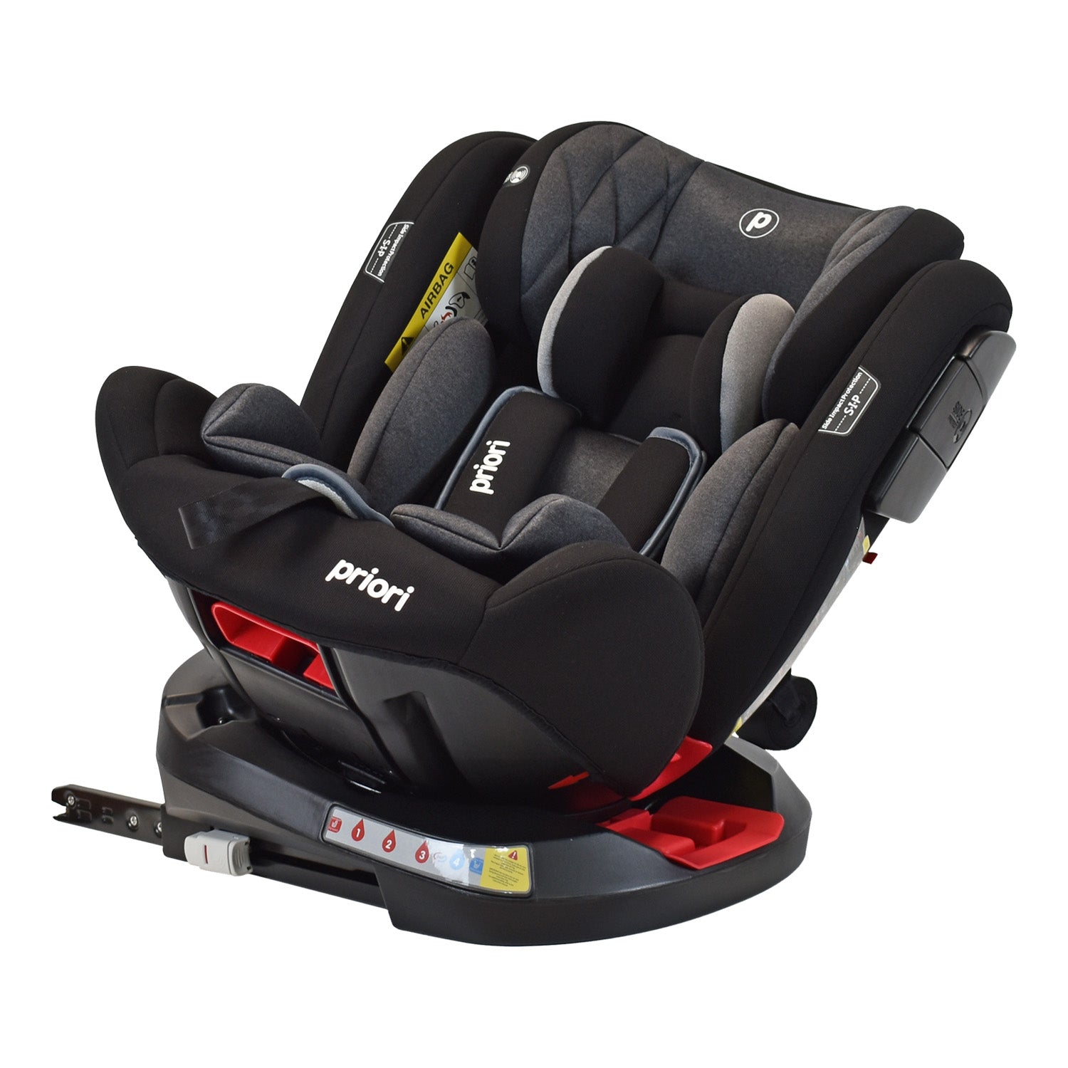 Silla De Carro Bebe Twist Con Isofix Negra  Priori