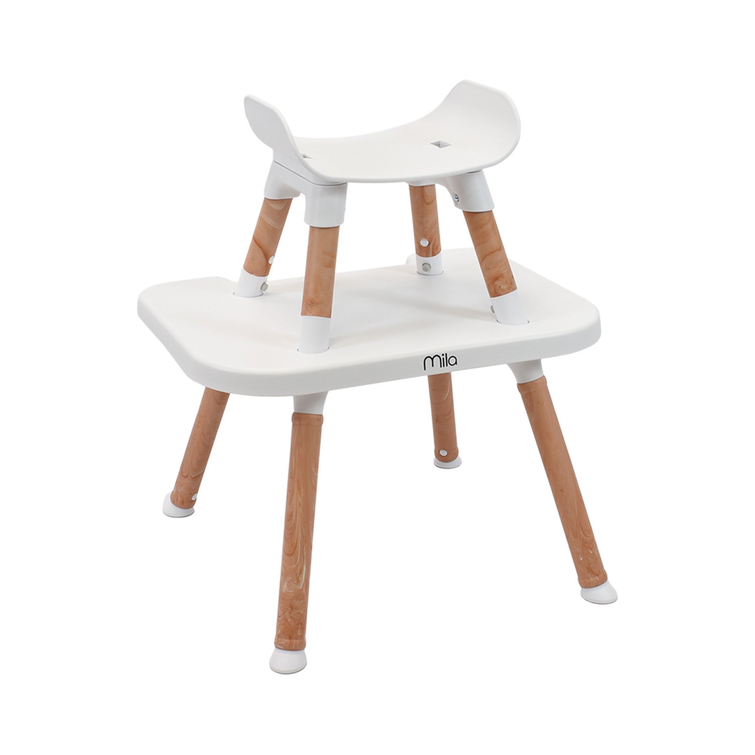 Silla Comedor Bebé 6 en 1 Mila Gris Priori