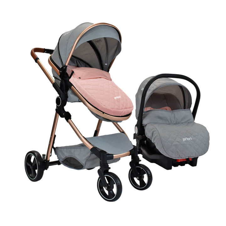 Coche Bebé Moises Ts Priori Mike Rosa