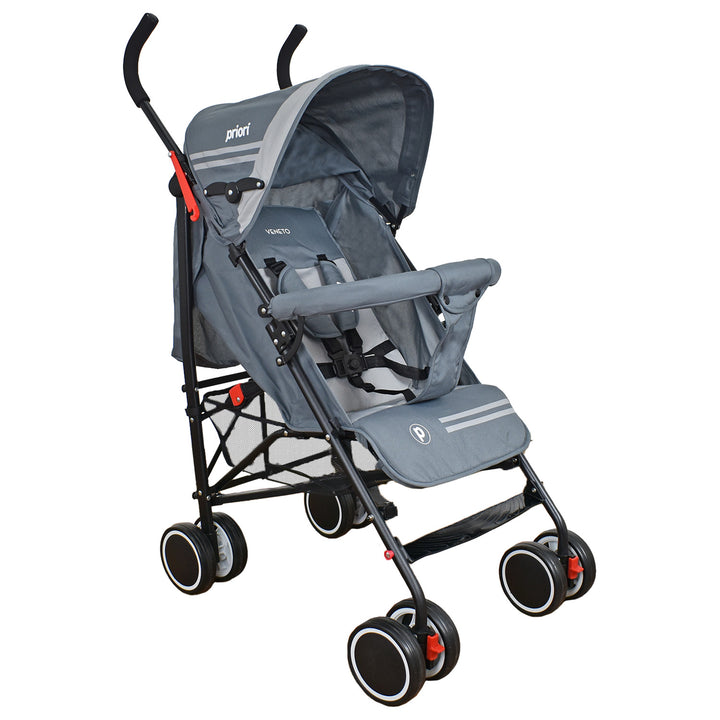 Coche Bebe Paseador Veneto Lyne Priori Gris