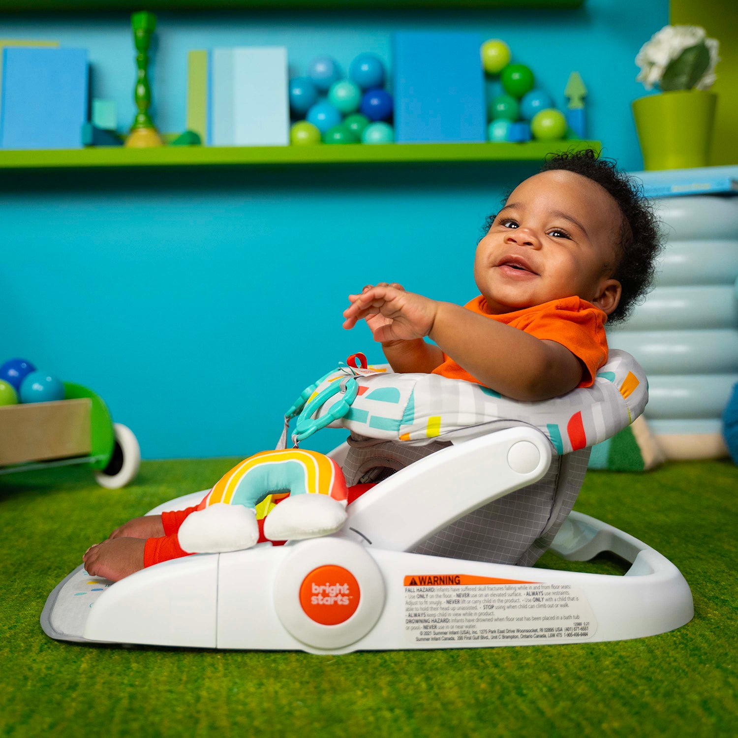 Asiento Entrenador Bebe Gris Bright Starts 12956