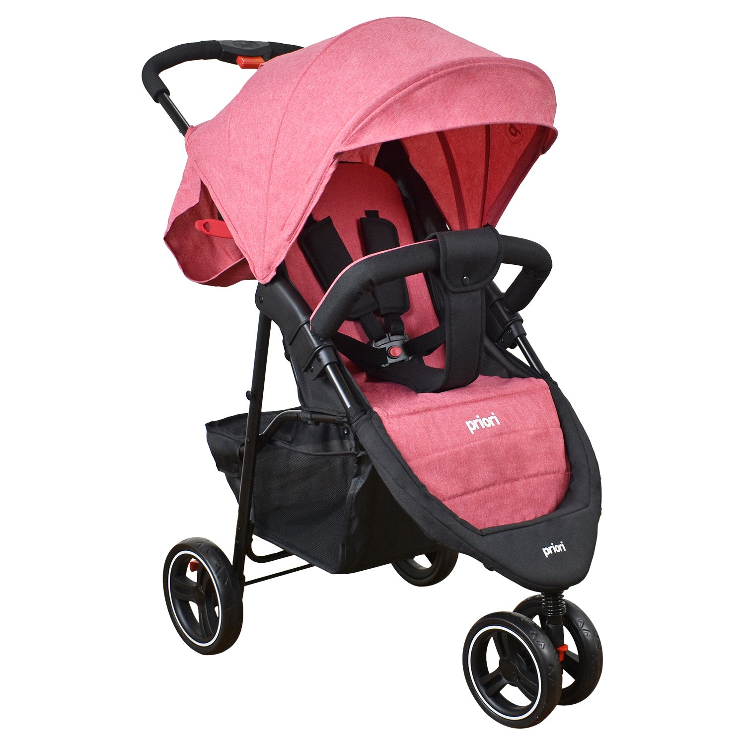 Coche Bebe Priori Trento Ts Tres Ruedas Rosa