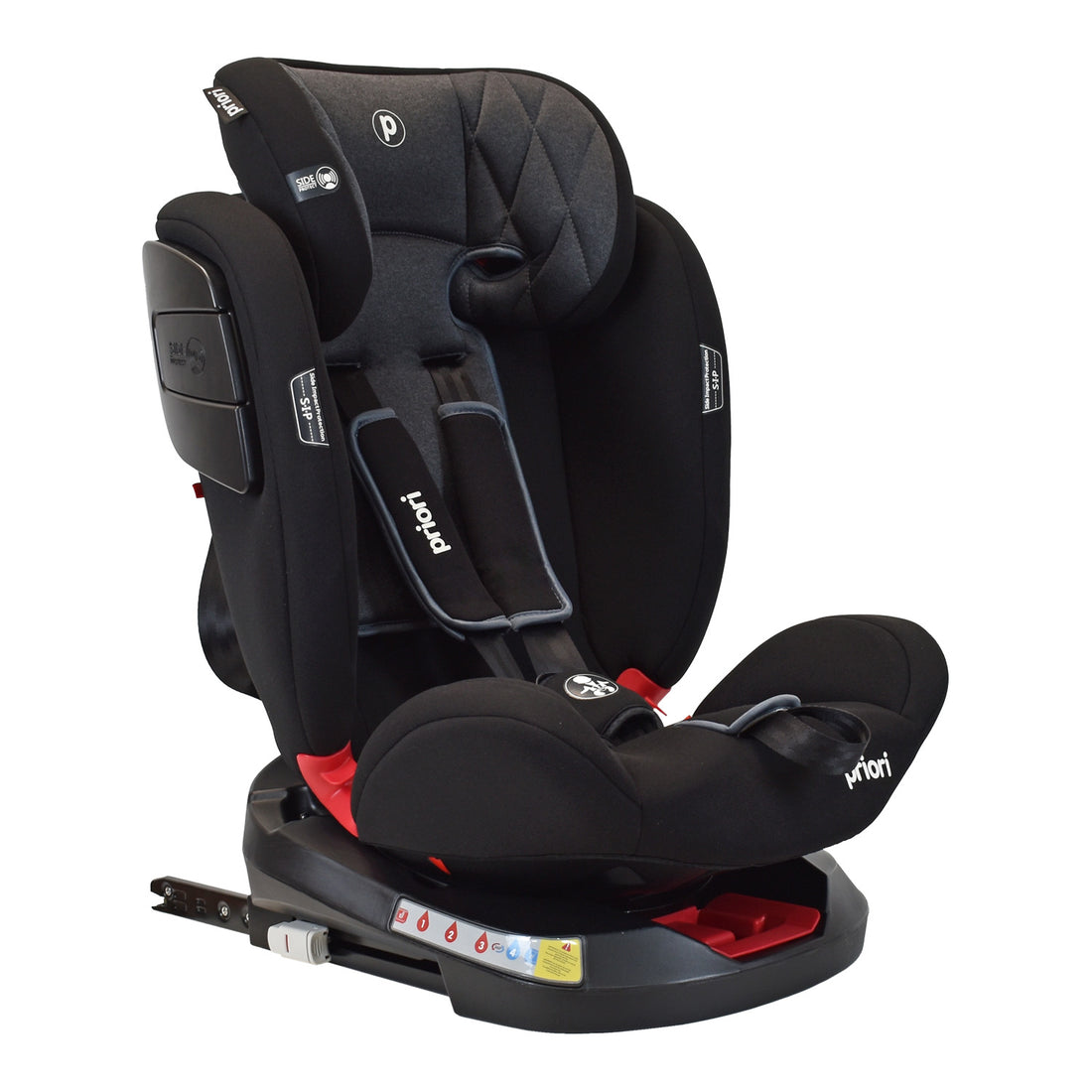 Silla De Carro Bebe Twist Con Isofix Negra  Priori