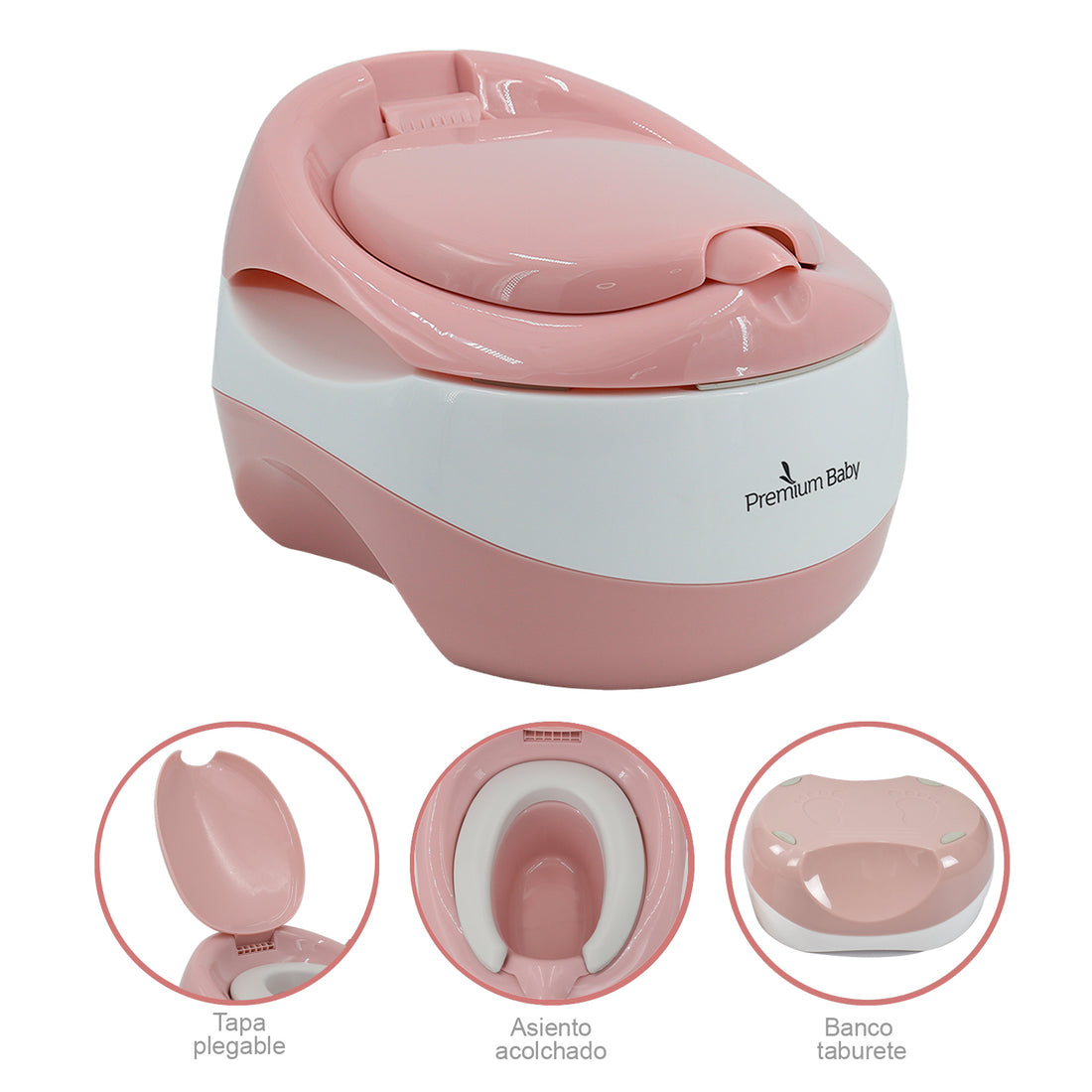 Vasenilla Bebe 3 en 1 Premium Baby Vera Rosa