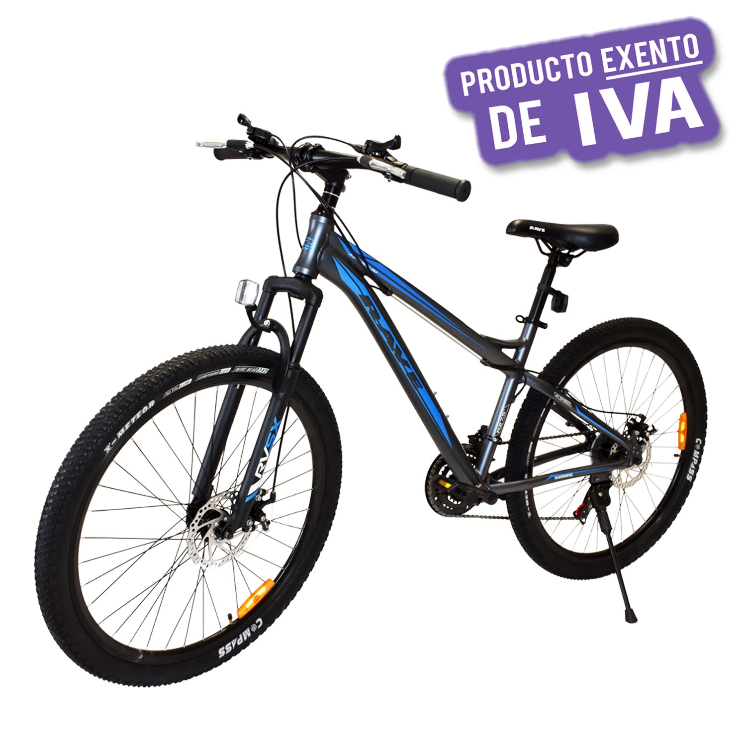 Bicicleta Rave Azul MTB Aro 27.5" de 21 Velocidades