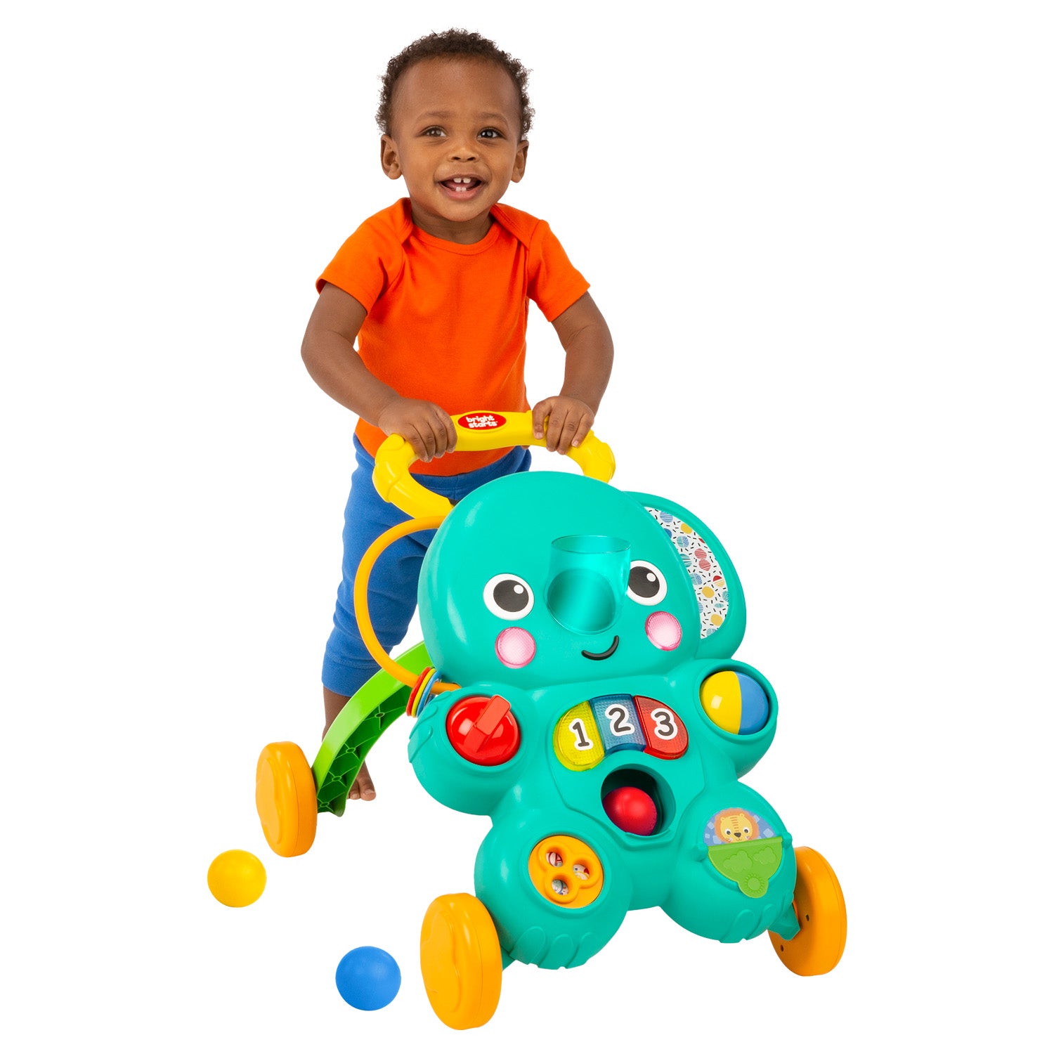 Andadera Elefante Bebe Bright starts™ Verde 12892