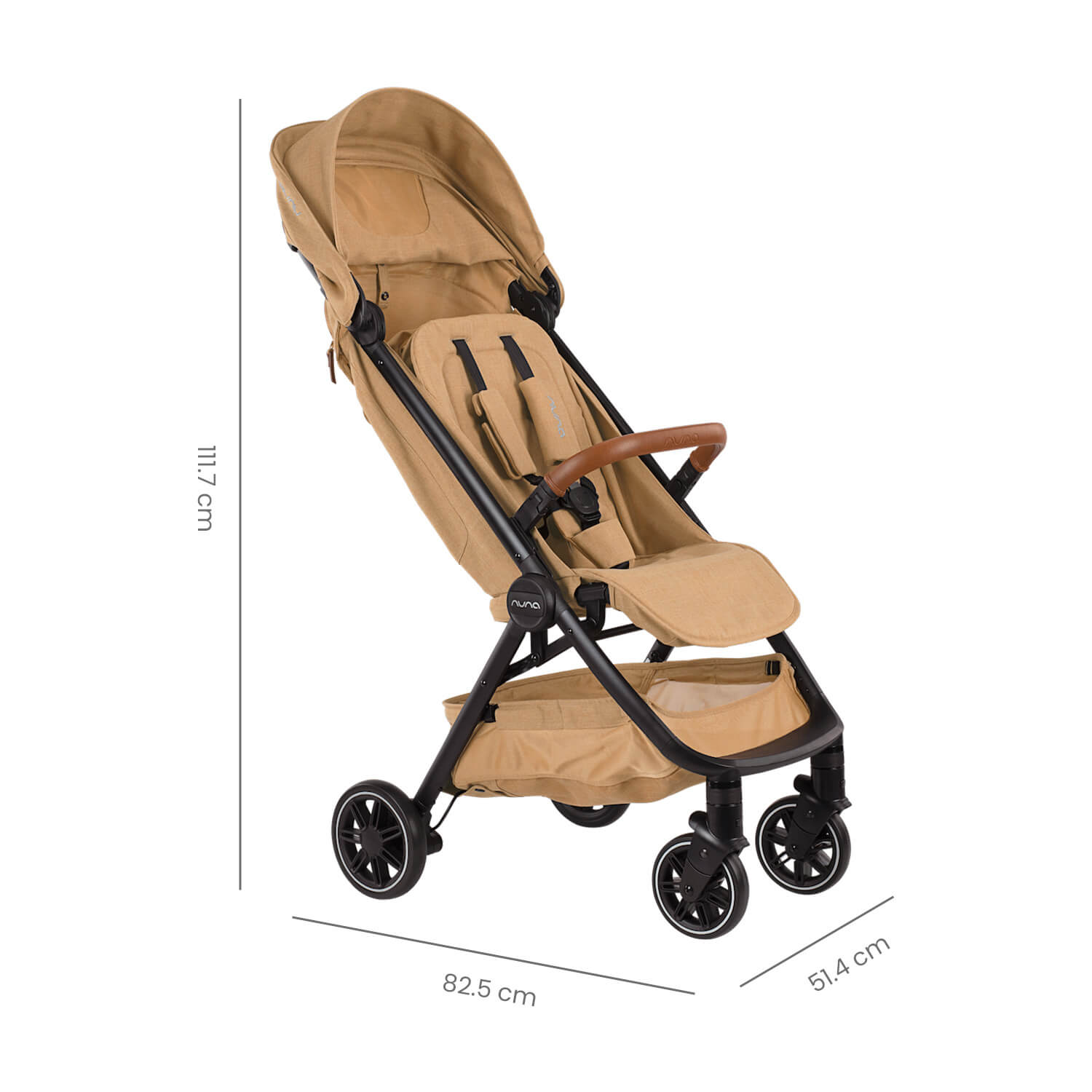 Coche Bebe Nuna Ultracompacto para Avión TRLV Camel