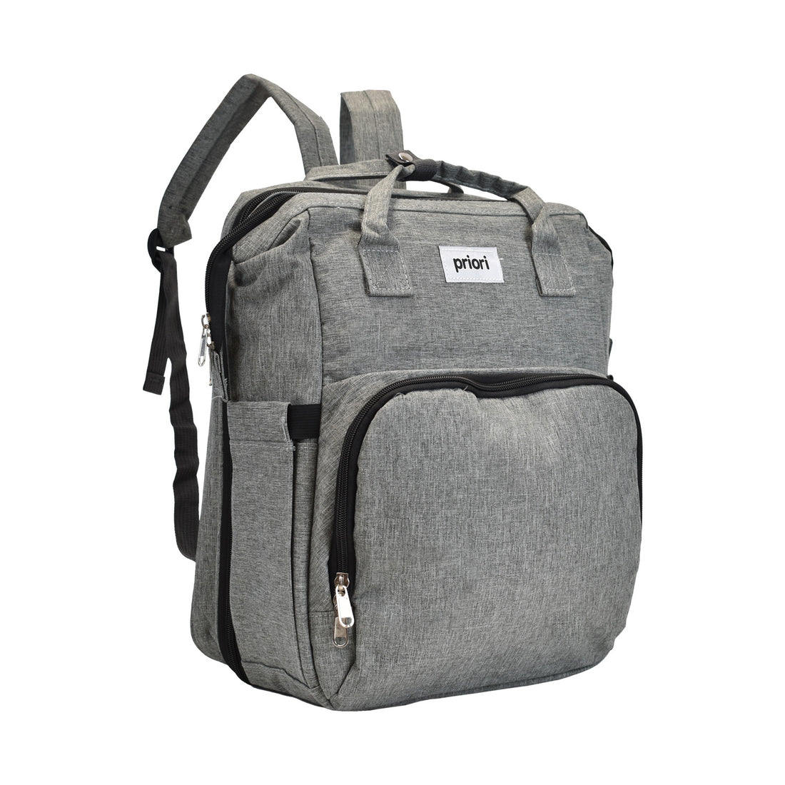 Pañalera Bebe Morral 3 en 1 PS 1001 Priori Gris