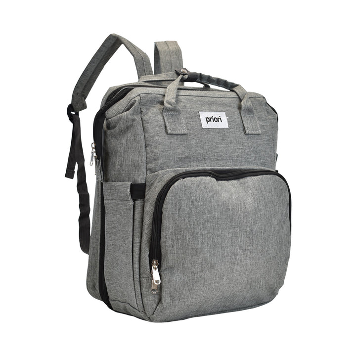 Pañalera Bebe Morral 3 en 1 PS 1001 Priori Gris