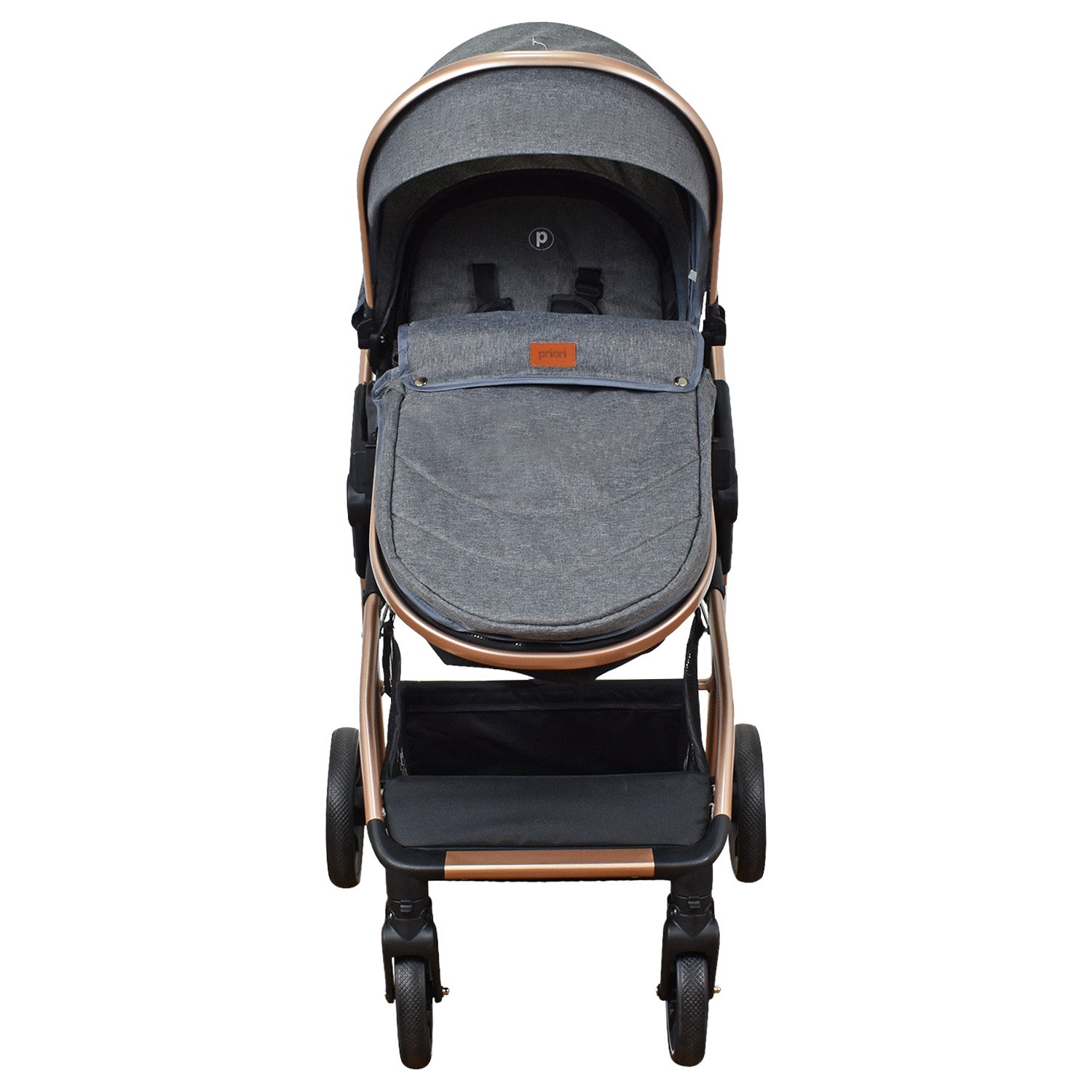 Coche Bebe Moises Ventura Priori Gris Oscuro