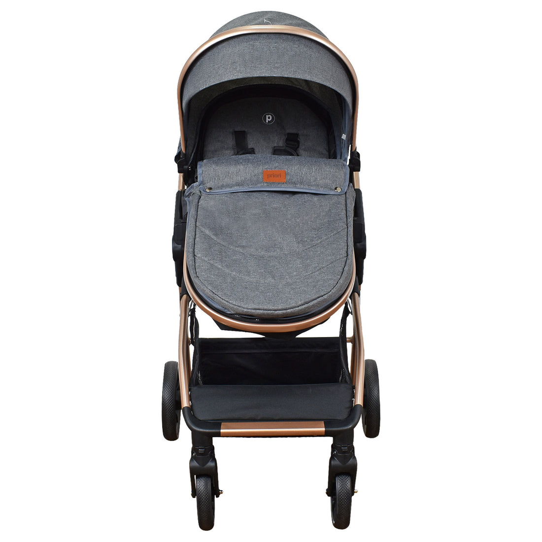Coche Bebe Moises Ventura Priori Gris Oscuro