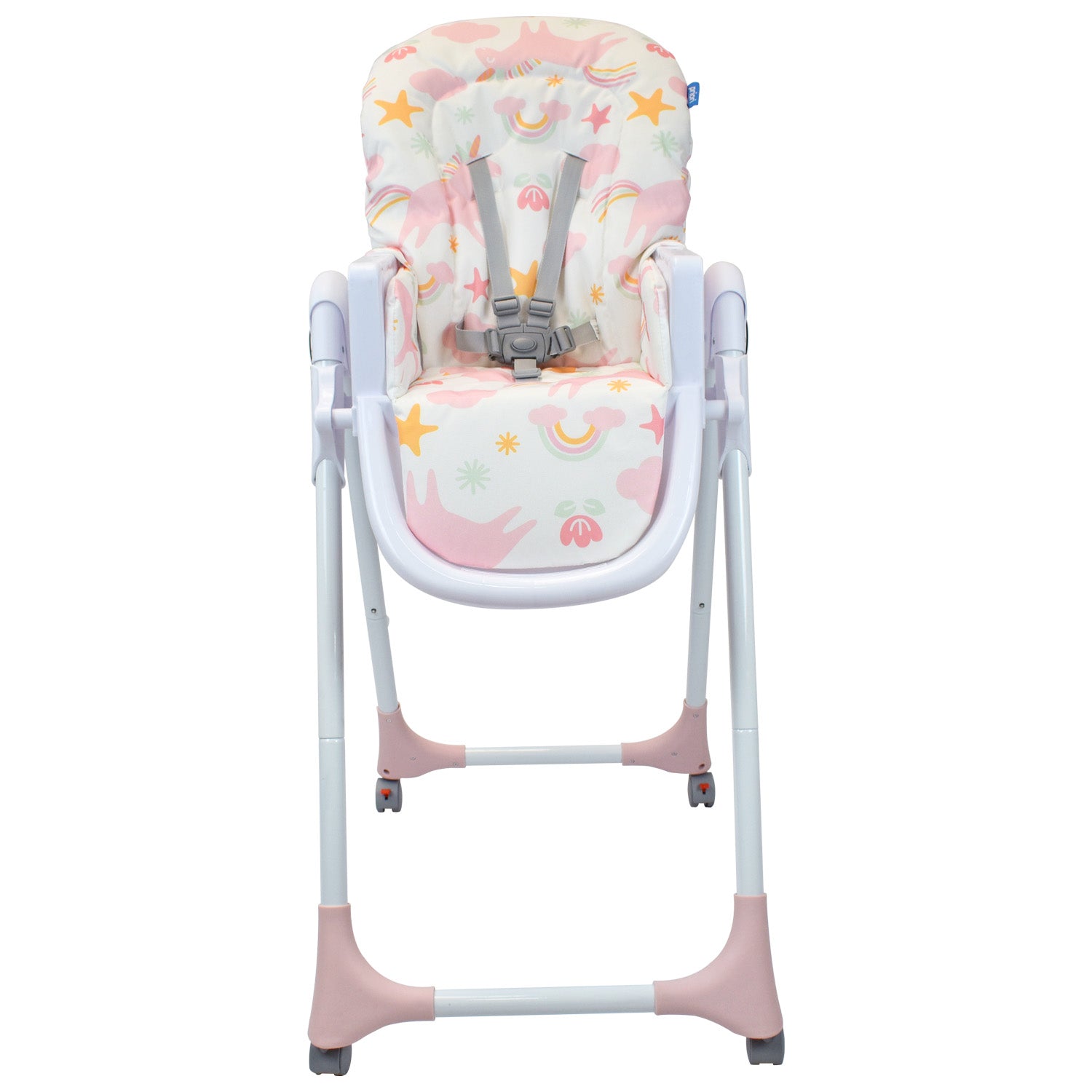 Silla Comedor Bebe Rosada Charlie Priori
