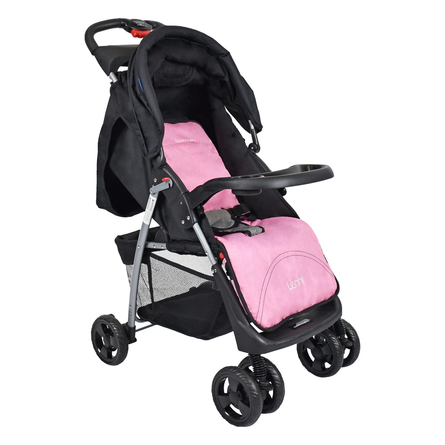 Coche Bebe Lenni Ts Happy Baby Rosa