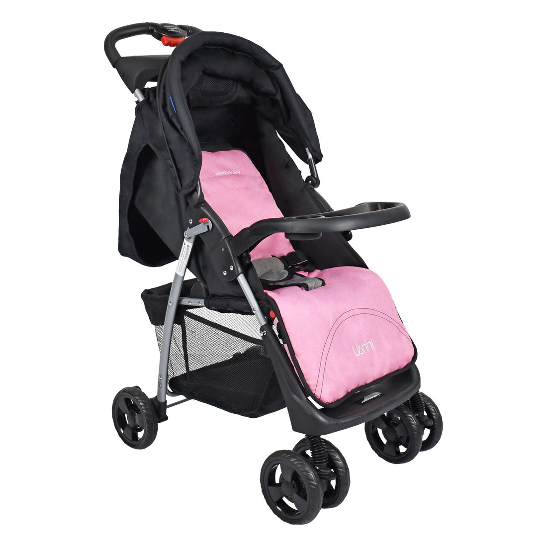 Coche Bebe Lenni Ts Happy Baby Rosa