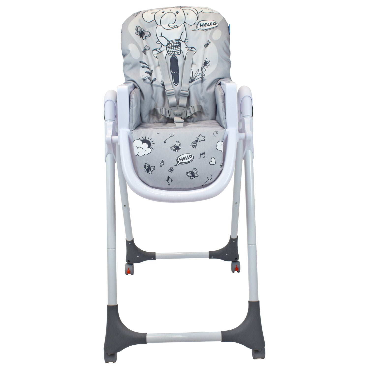 Silla Comedor Bebe Gris Charlie Priori