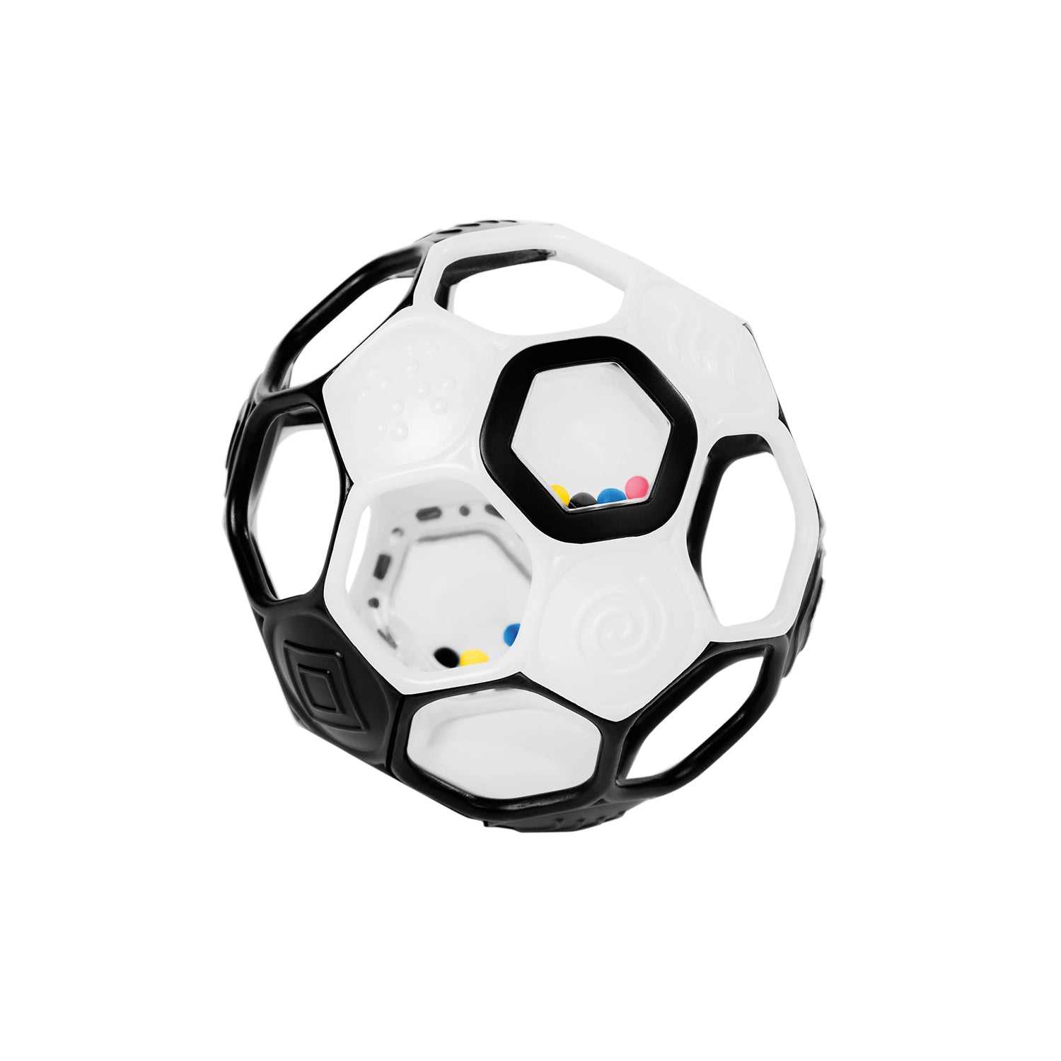 Pelota Sonajero Bebe Blanco y Negro Bright Starts 16907