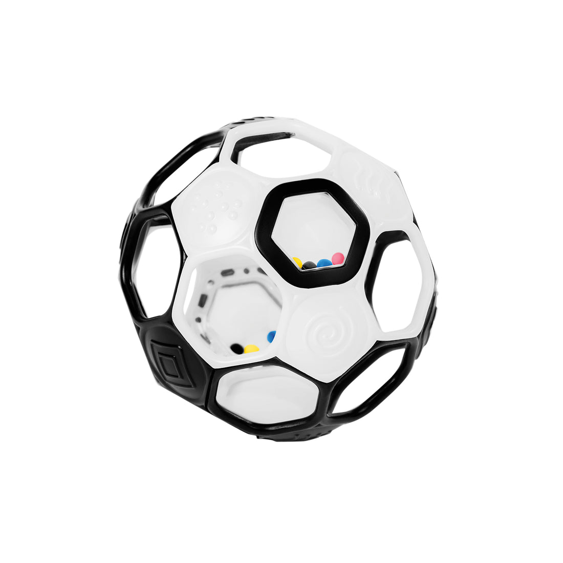 Pelota Sonajero Bebe Blanco y Negro Bright Starts 16907