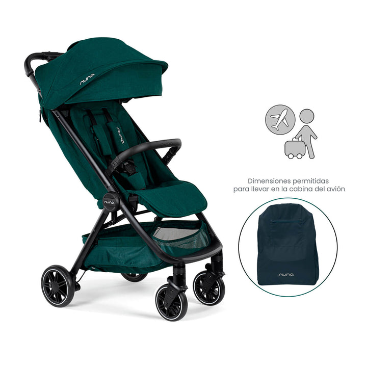 Coche Bebe Nuna Ultracompacto para Avión TRLV Lagoon