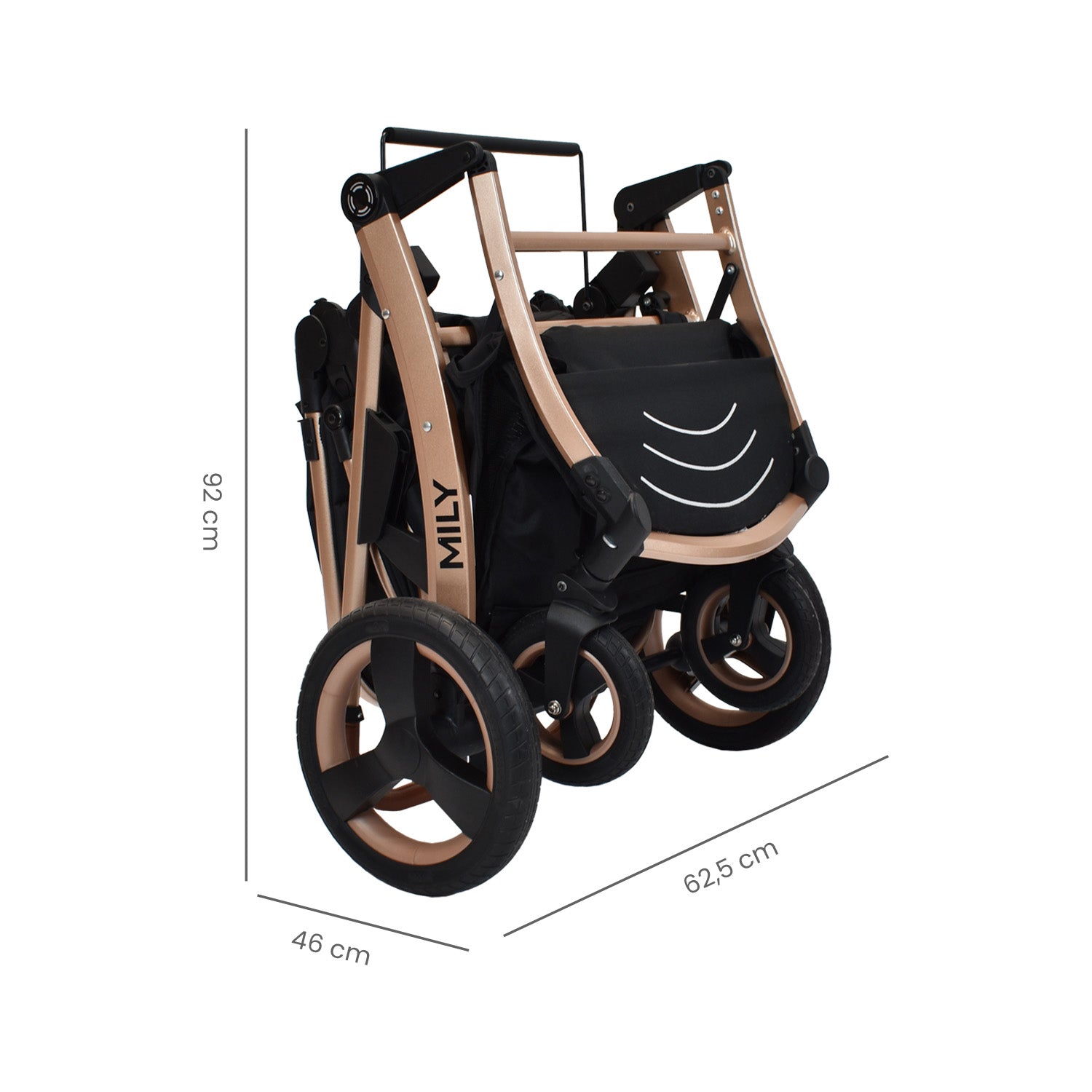 Coche Moises Bebé Mily Cs Negro Priori