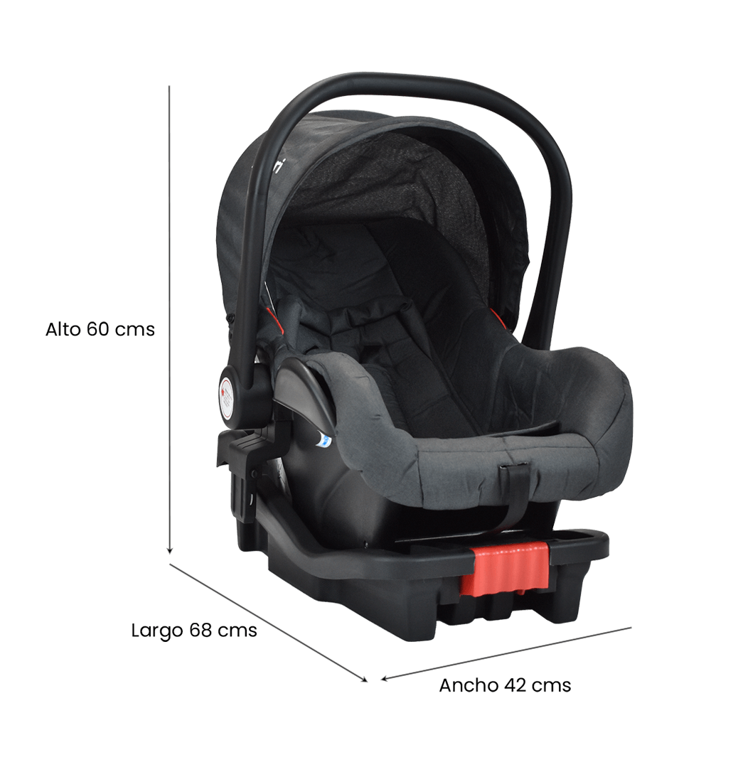 Coche Bebé Moises Ts Priori Mike Negro