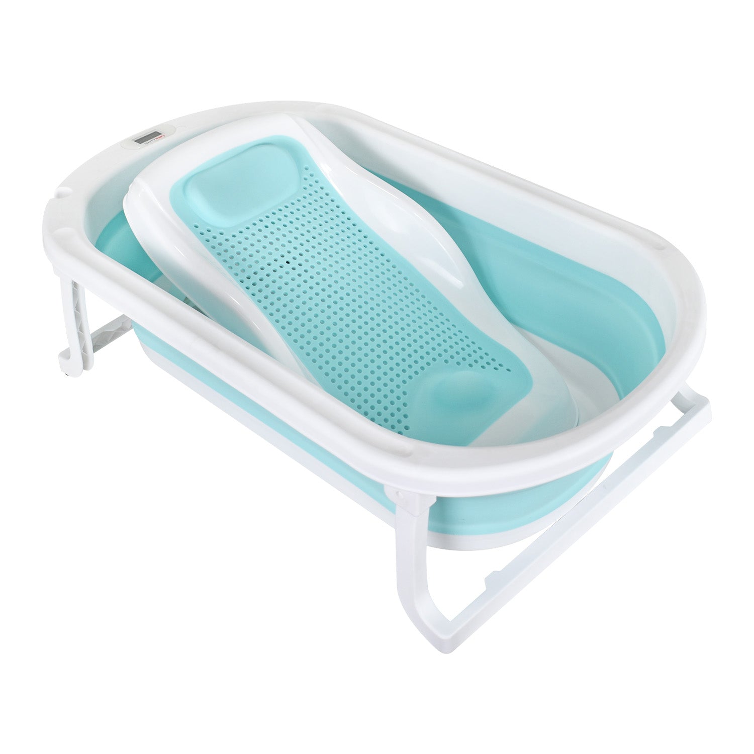 Bañera Bebe Plegable Portatil Wanda Happy Baby Azul