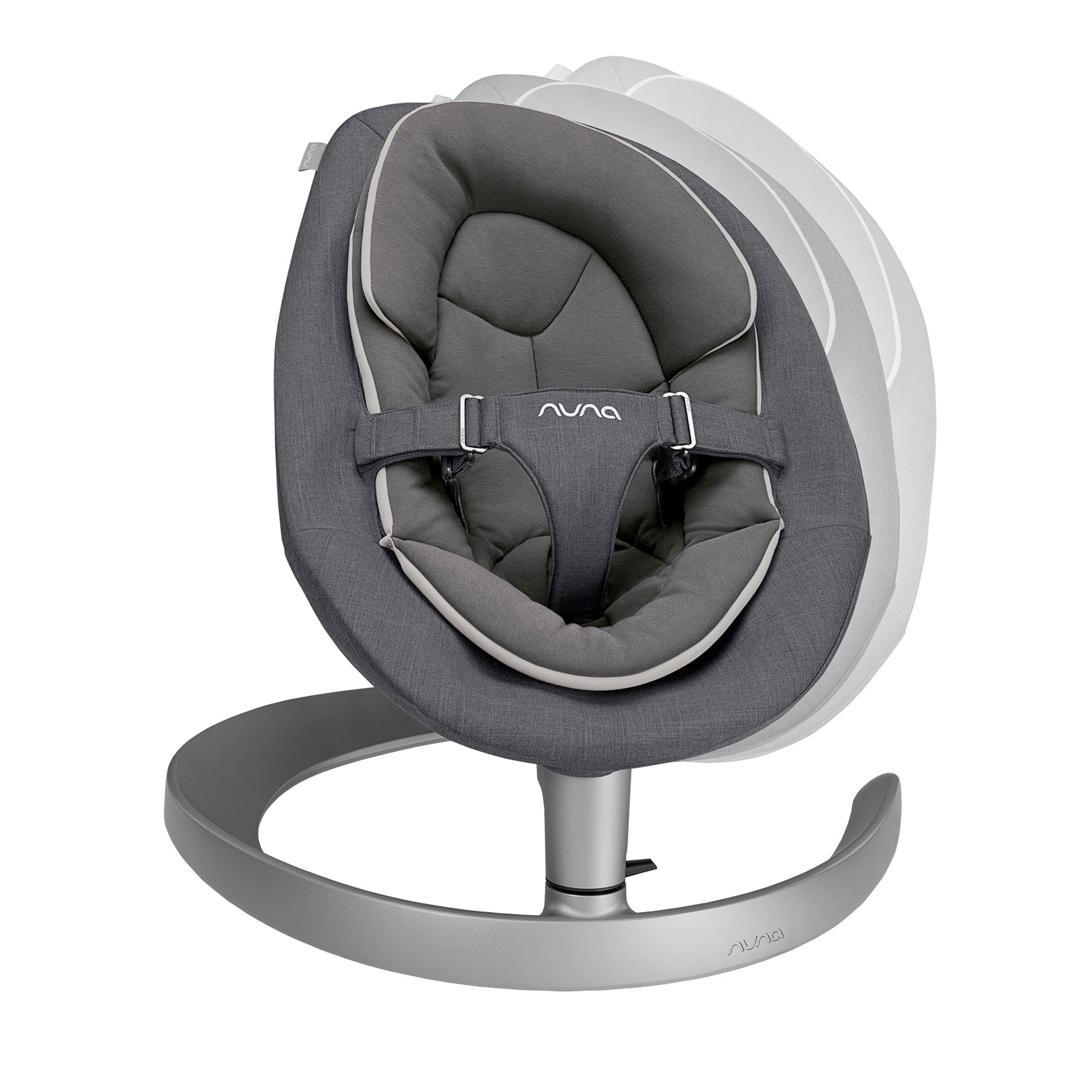 Silla Mecedora Bebe Nuna Leaf Grow Gris