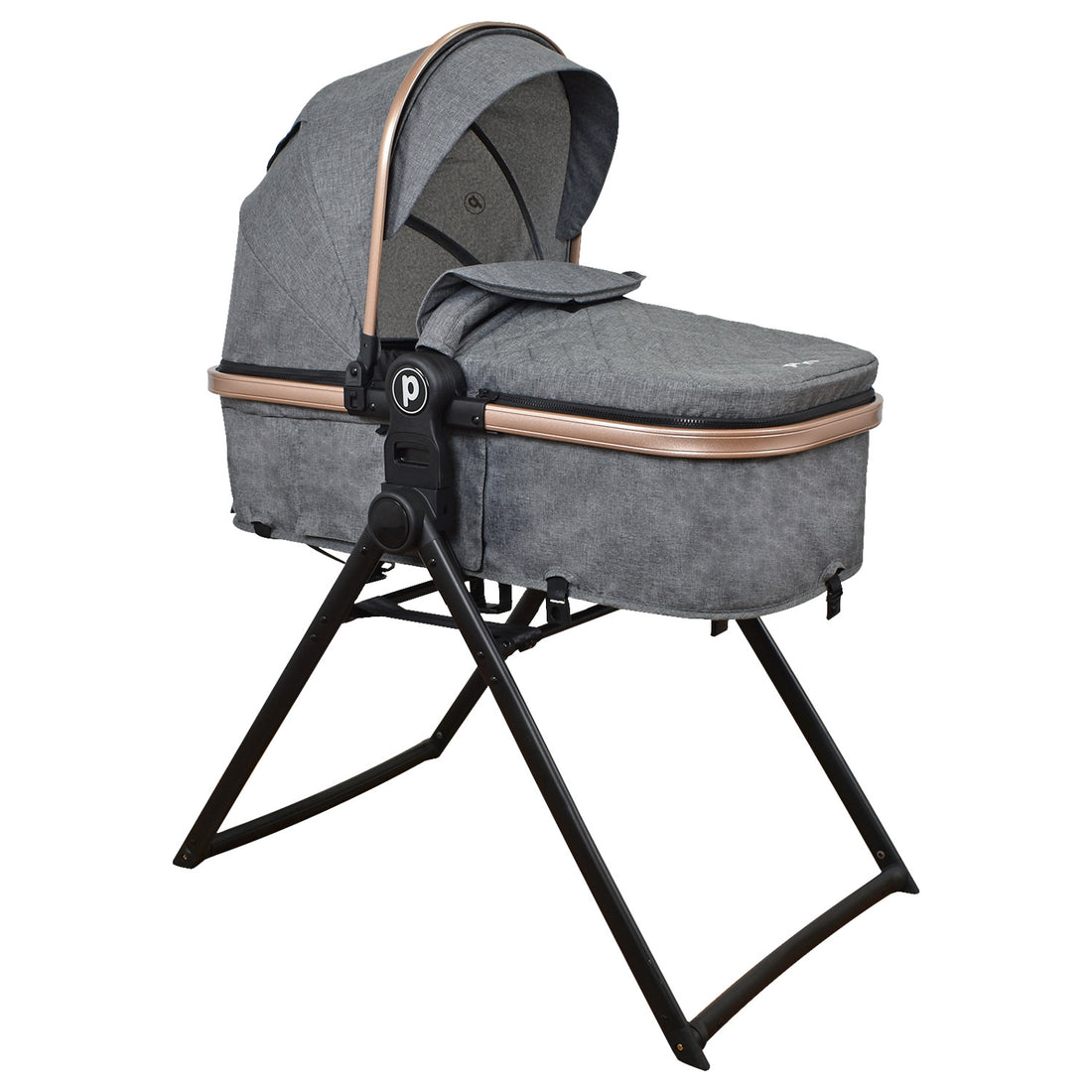 Coche Bebe 4 en 1 Travel System Cris Priori Gris