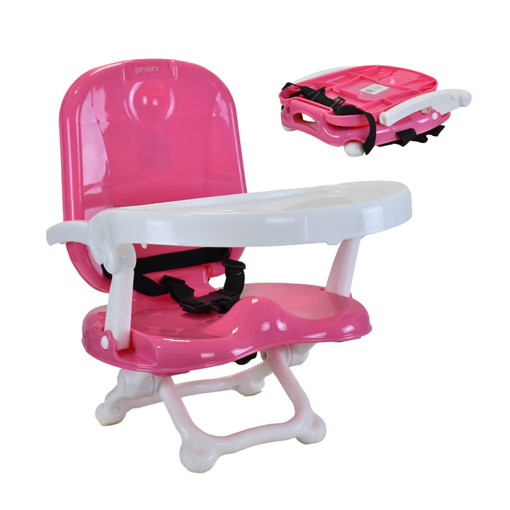 Silla Comerdor Booster Priori SCH001 Rosa