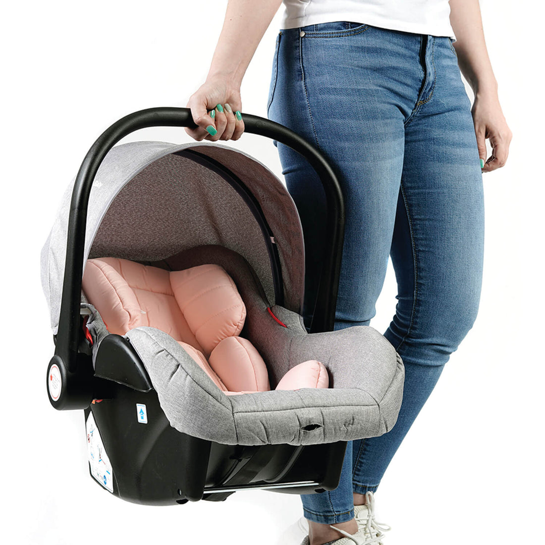Coche Bebé Moises Ts Priori Mike Rosa