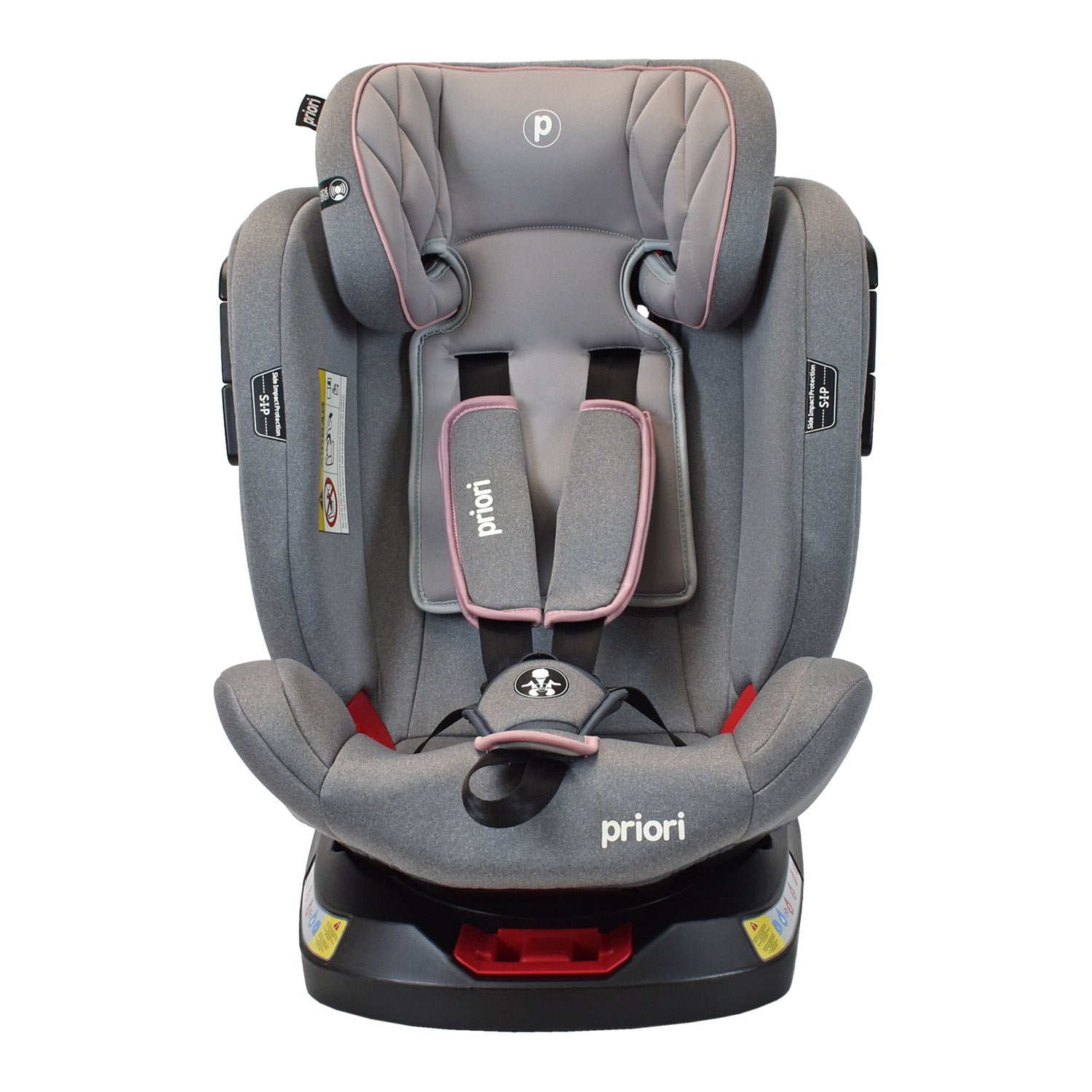 Silla De Carro Bebe Twist Con Isofix Rosado  Priori