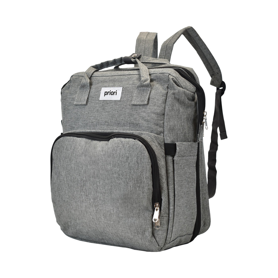Pañalera Bebe Morral 3 en 1 PS 1001 Priori Gris