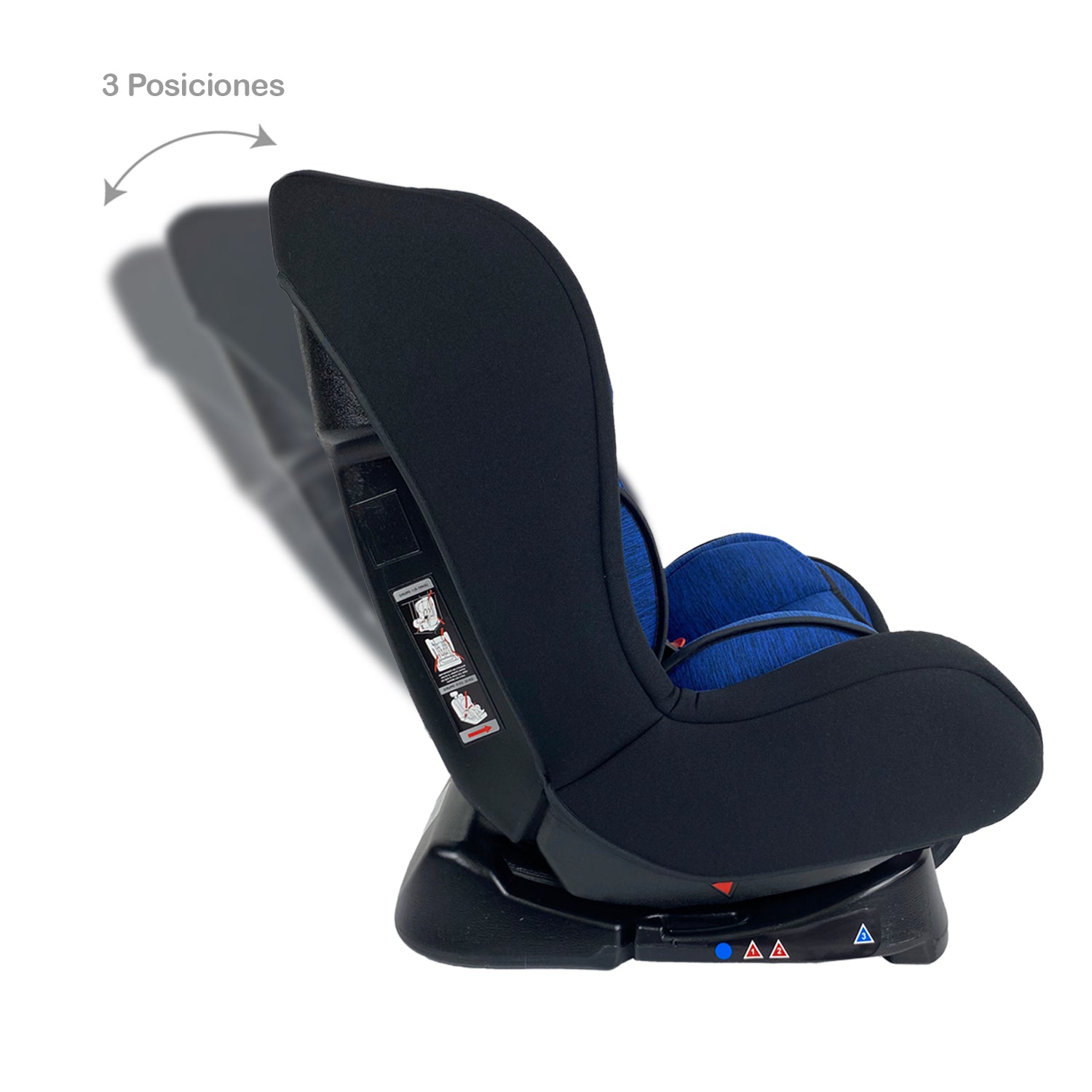 Silla Carro Bebe Happy Baby Gold Gris Azul