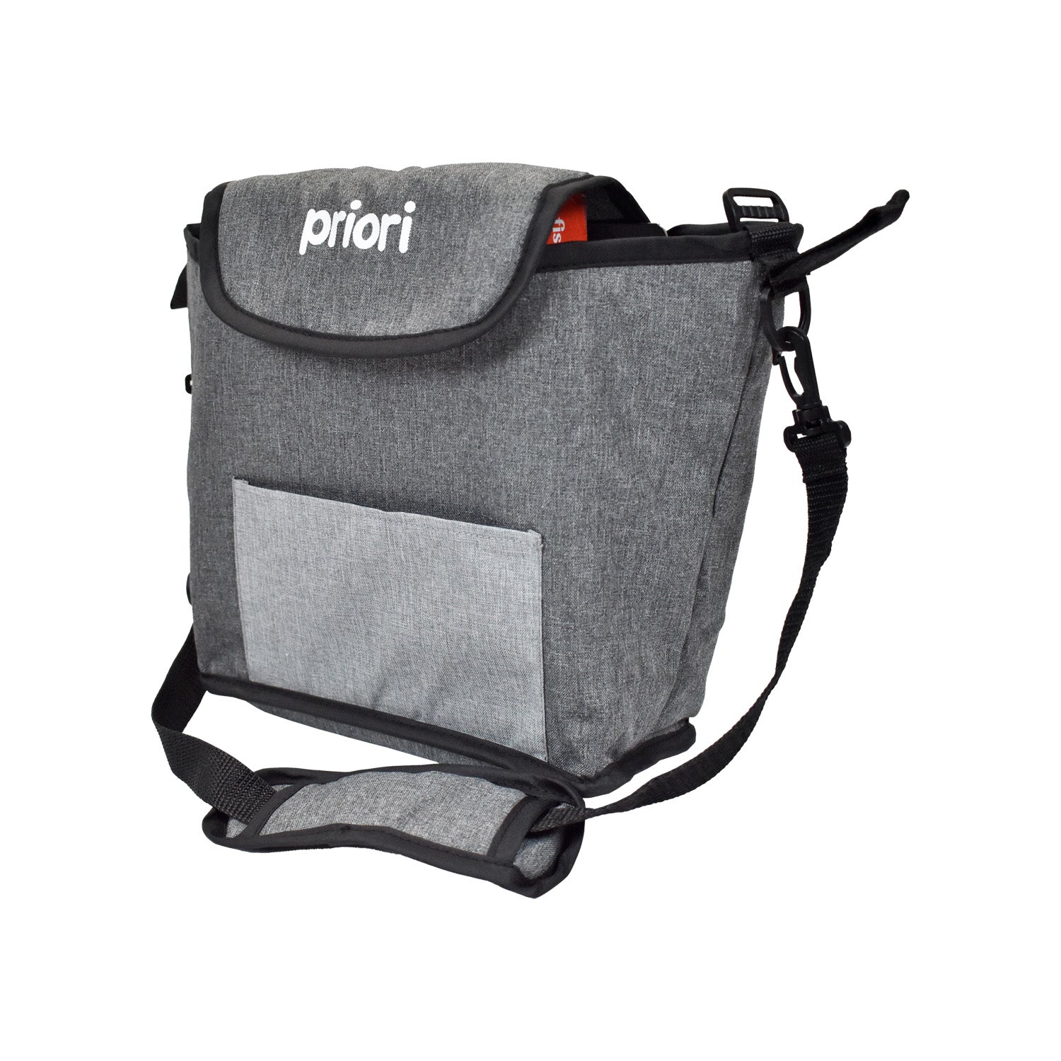 Coche Bebe Priori Tres Ruedas Liviano+Pañalera Jogger Gris