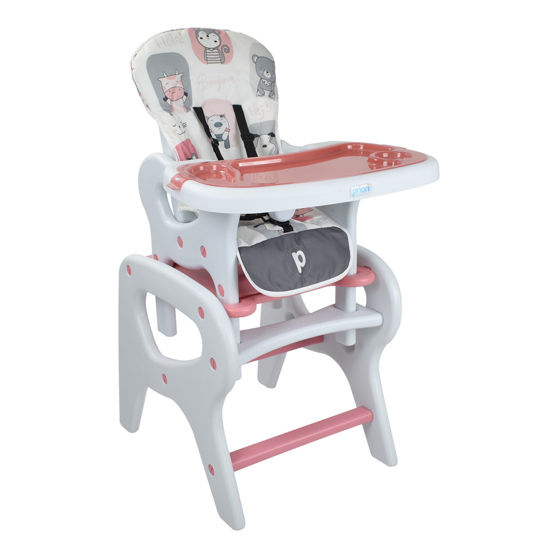 Comedor Bebe Escritorio PCM-10 Animals Rosa Priori