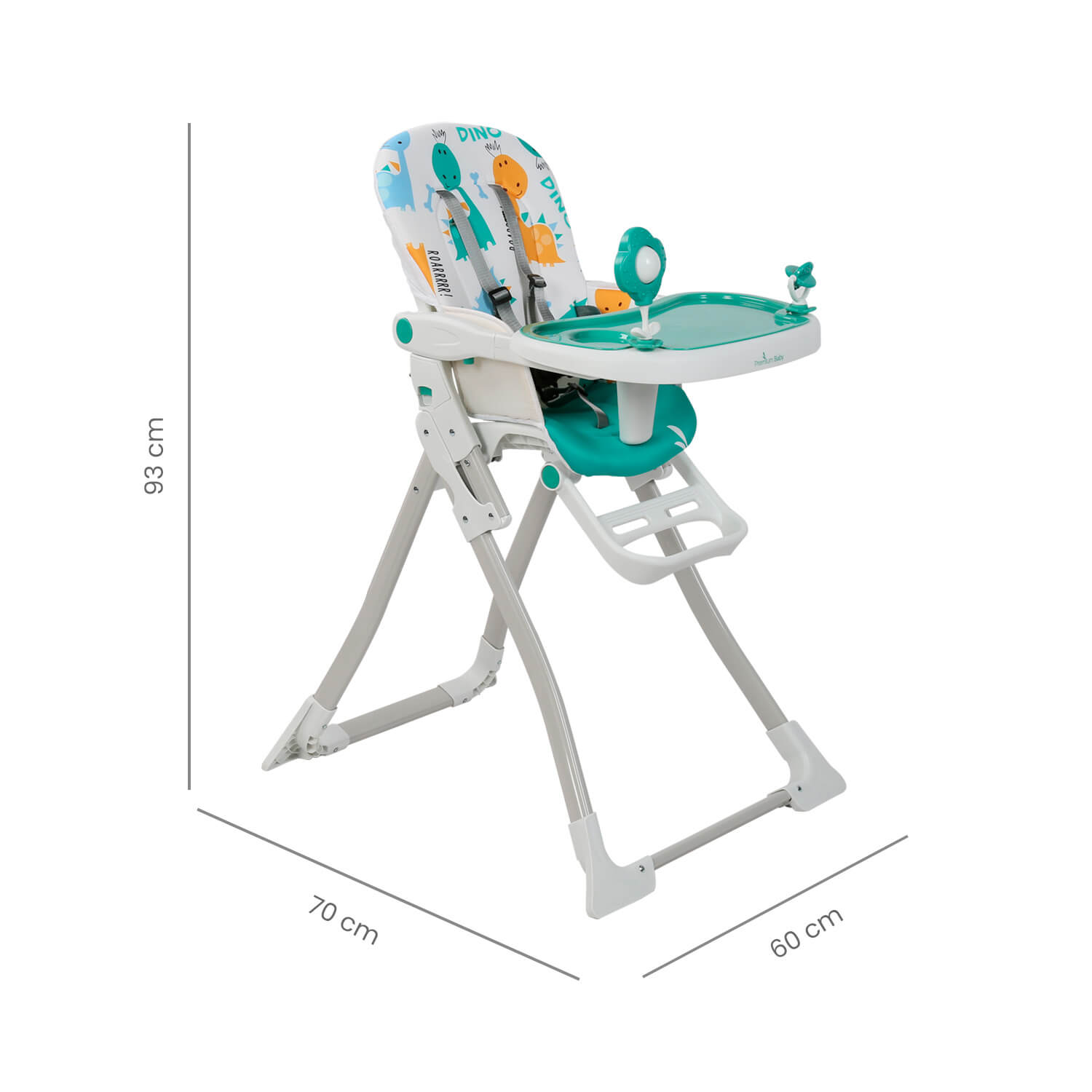 Silla Comedor Premium Baby Monaco Verde