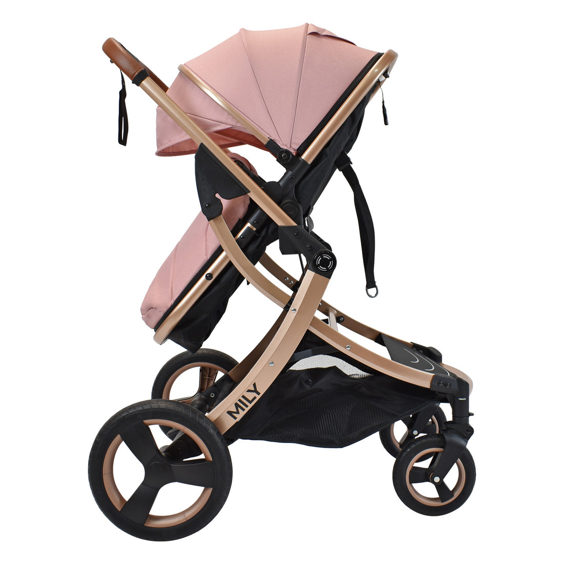 Coche Moises Bebé Mily Cs Rosa Priori